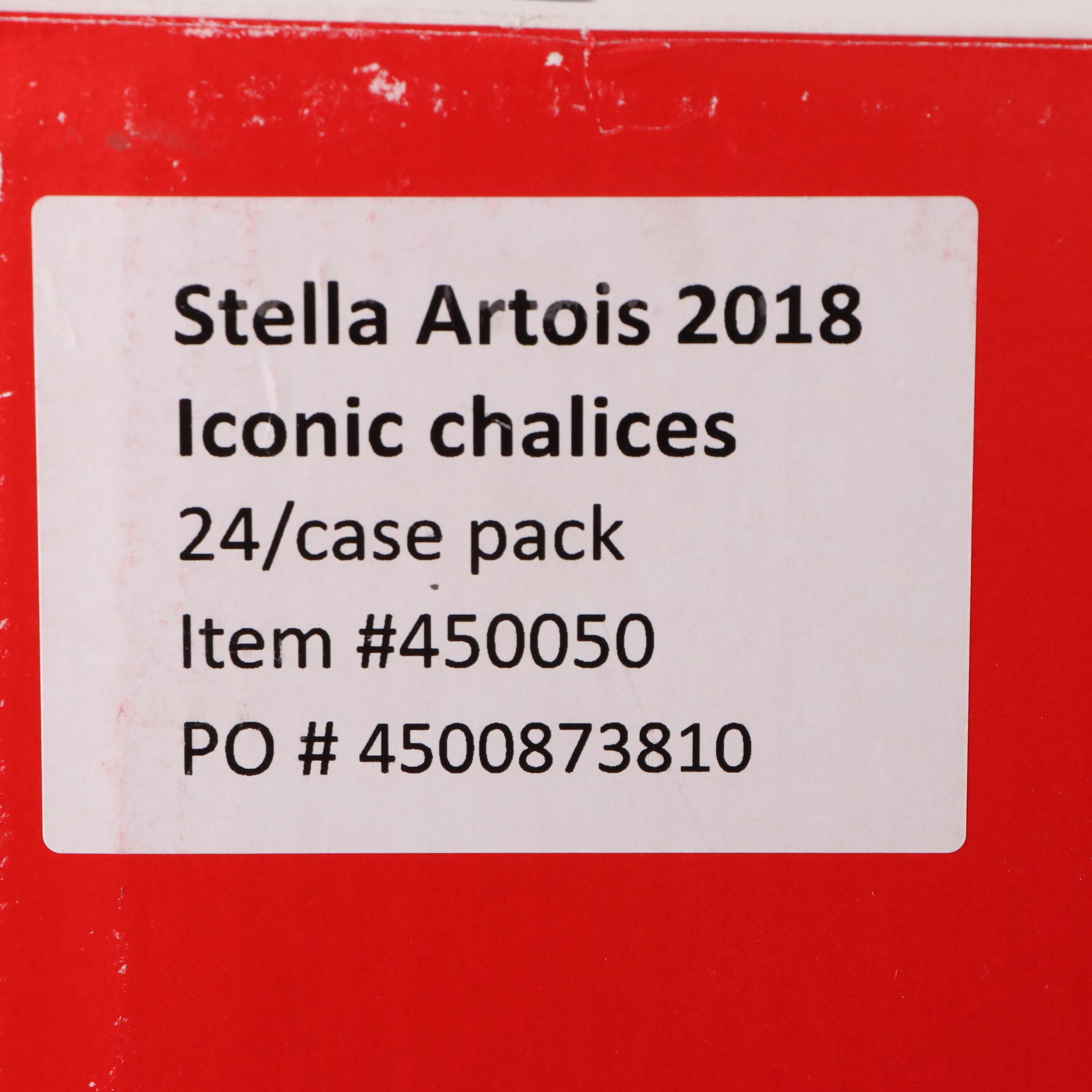 Glass Stella Artois Glass Chalices, 2018