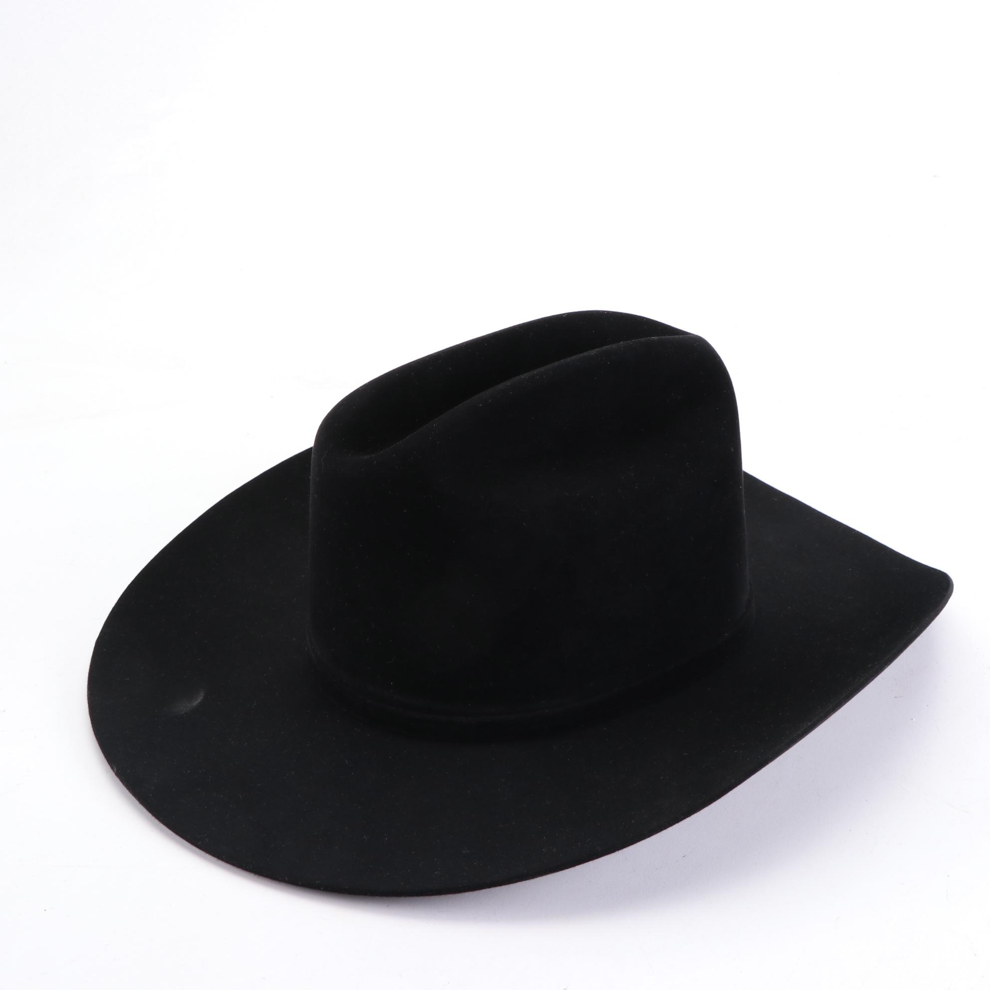 Resistol Cattleman 20X Beaver Fur Felt and Stagecoach Fur Felt Hats with Box