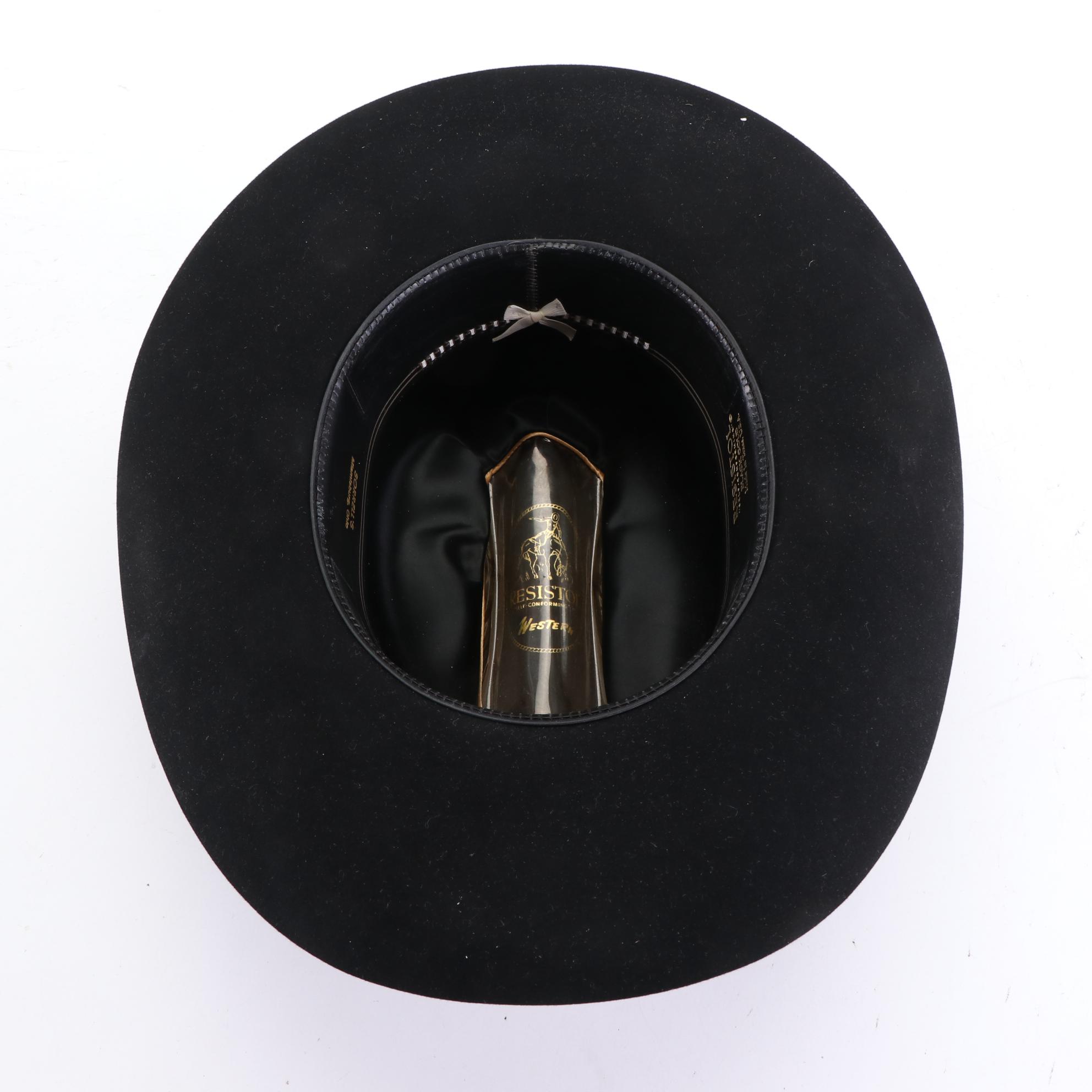 Resistol Cattleman 20X Beaver Fur Felt and Stagecoach Fur Felt Hats with Box