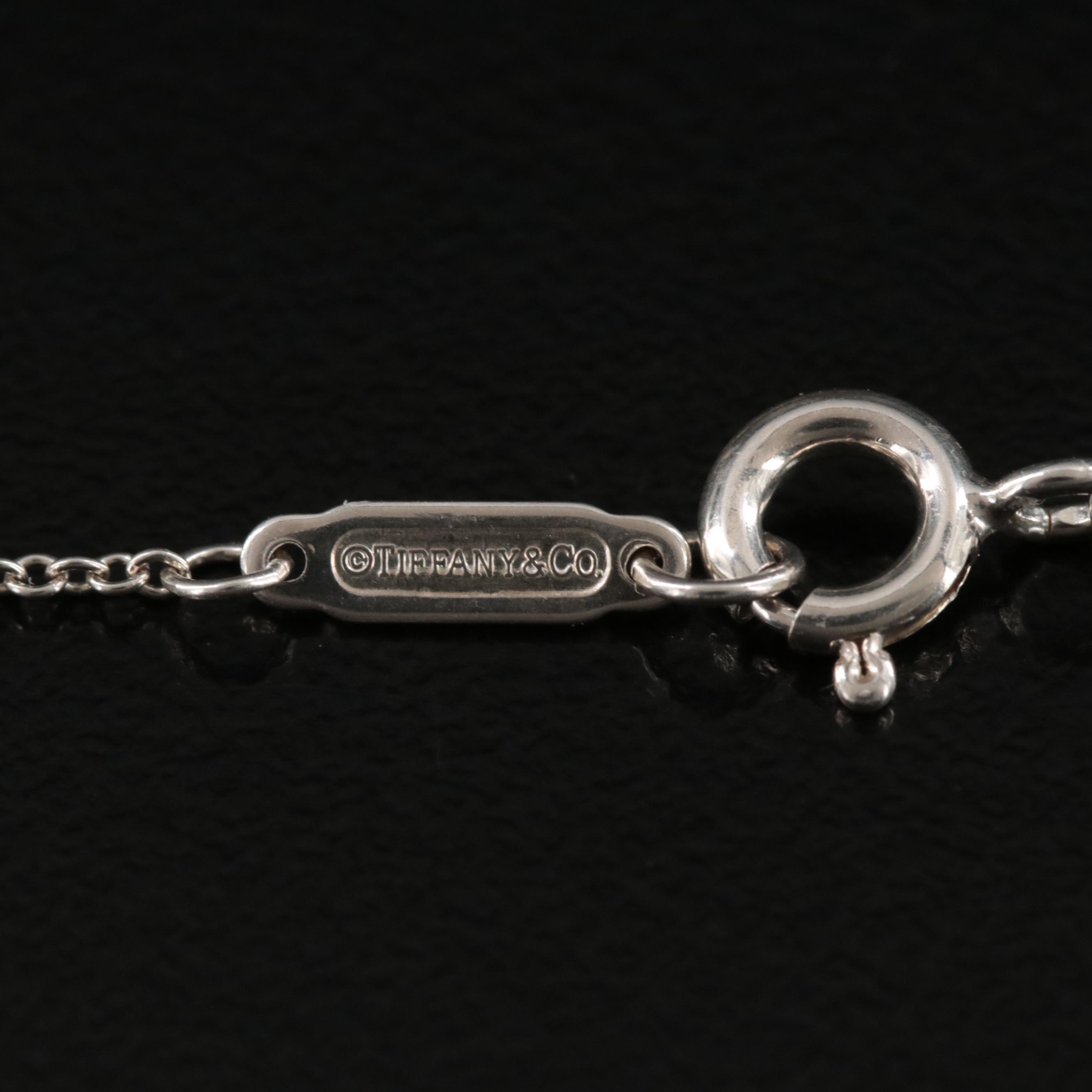 Tiffany & Co. "Return to Tiffany" Mini Double Heart Tag Pendant Necklace