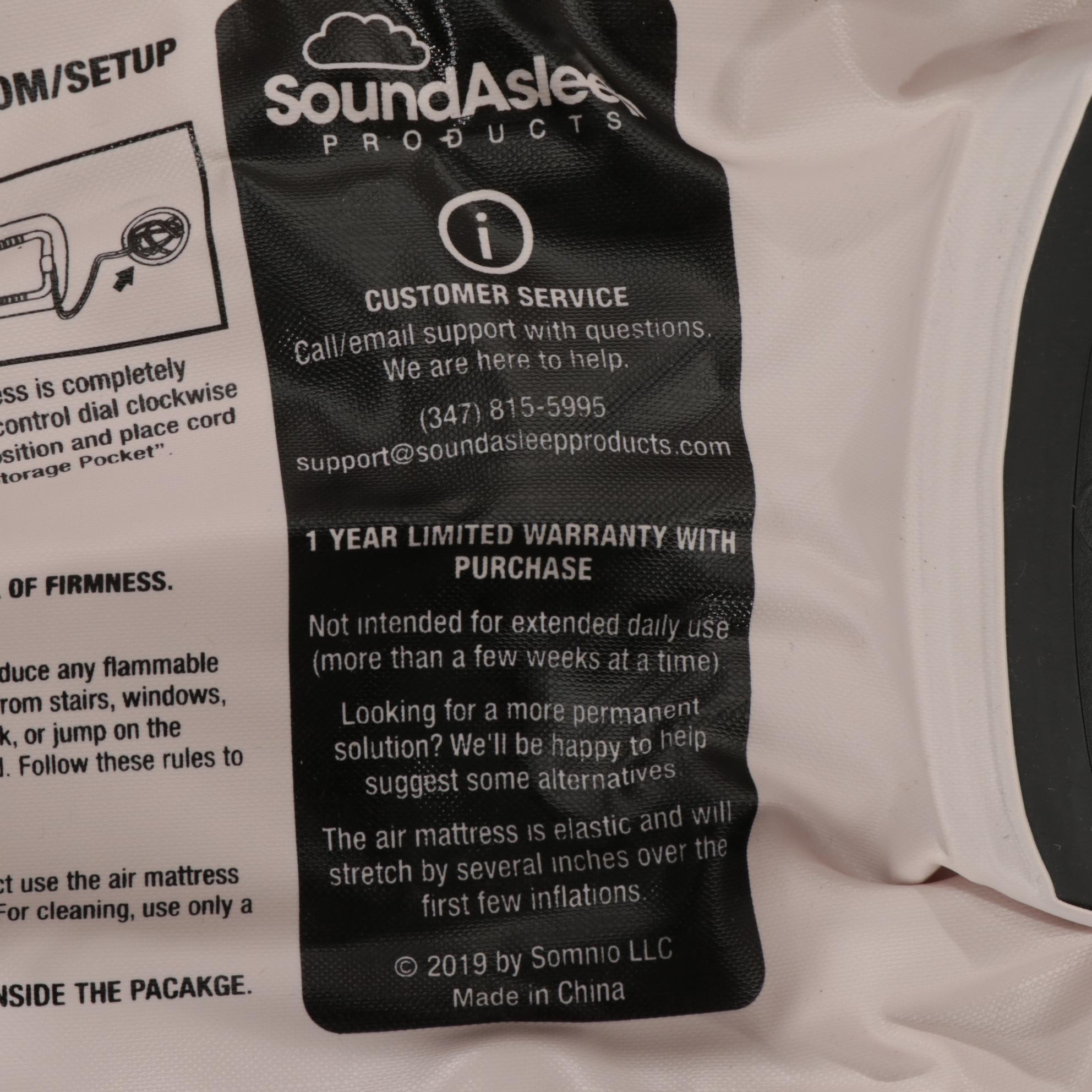 Sound Asleep Full Size Self Inflating Air Mattress