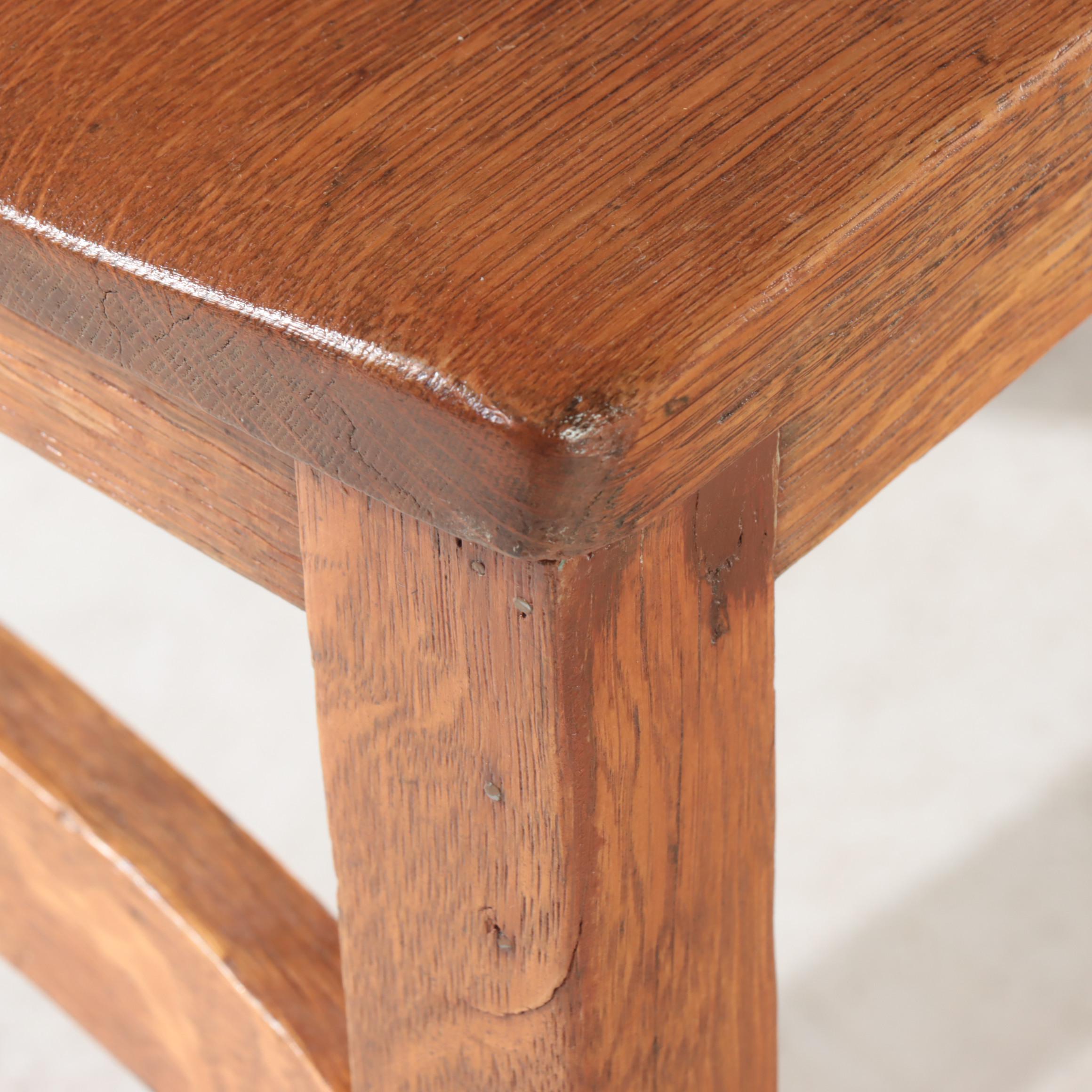 Pair of B.L. Marble Chair Co. Arts and Crafts Quartersawn Oak Side Chairs