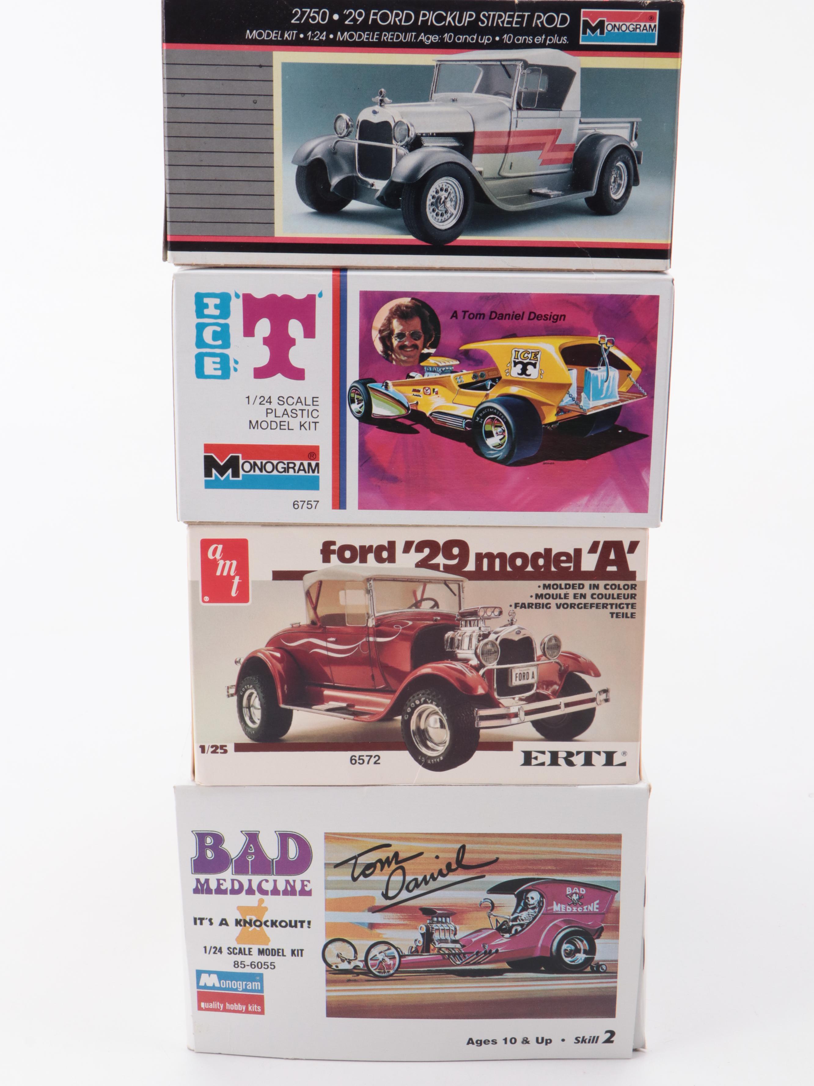 Ford Pickup Street Rod, Model A, Flap Jack, and More Model Car Kits