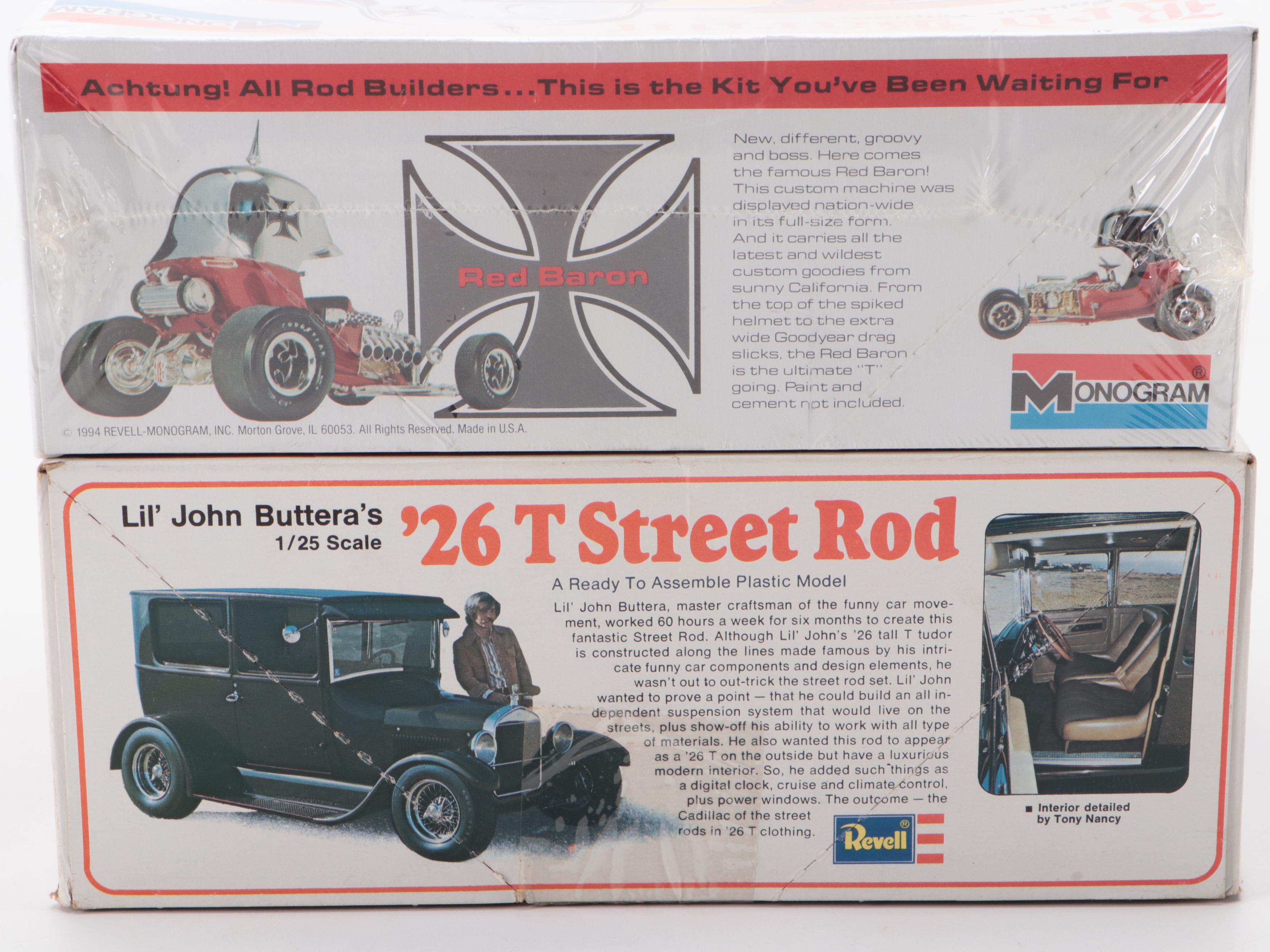 Ford Pickup Street Rod, Model A, Flap Jack, and More Model Car Kits
