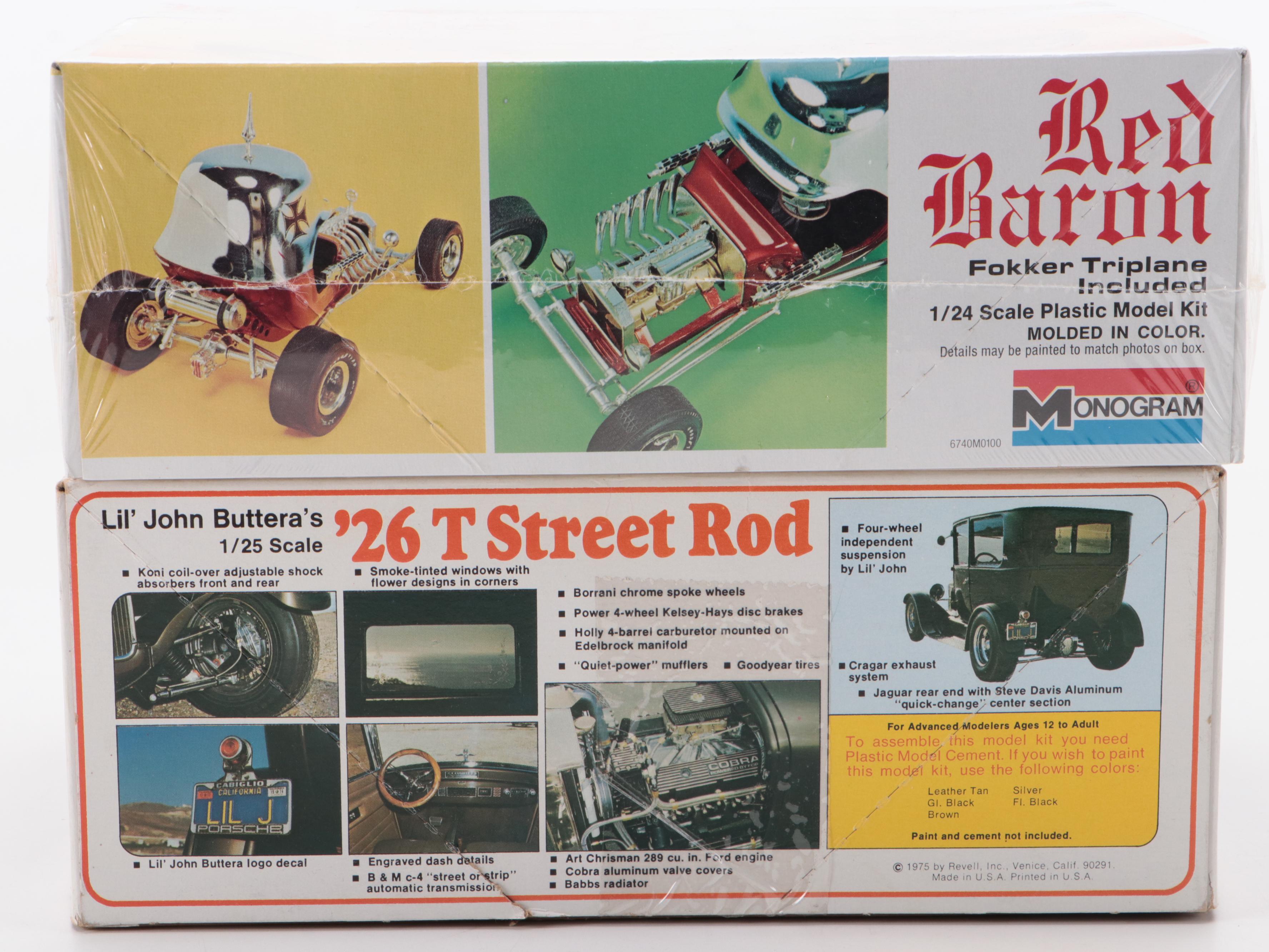 Ford Pickup Street Rod, Model A, Flap Jack, and More Model Car Kits