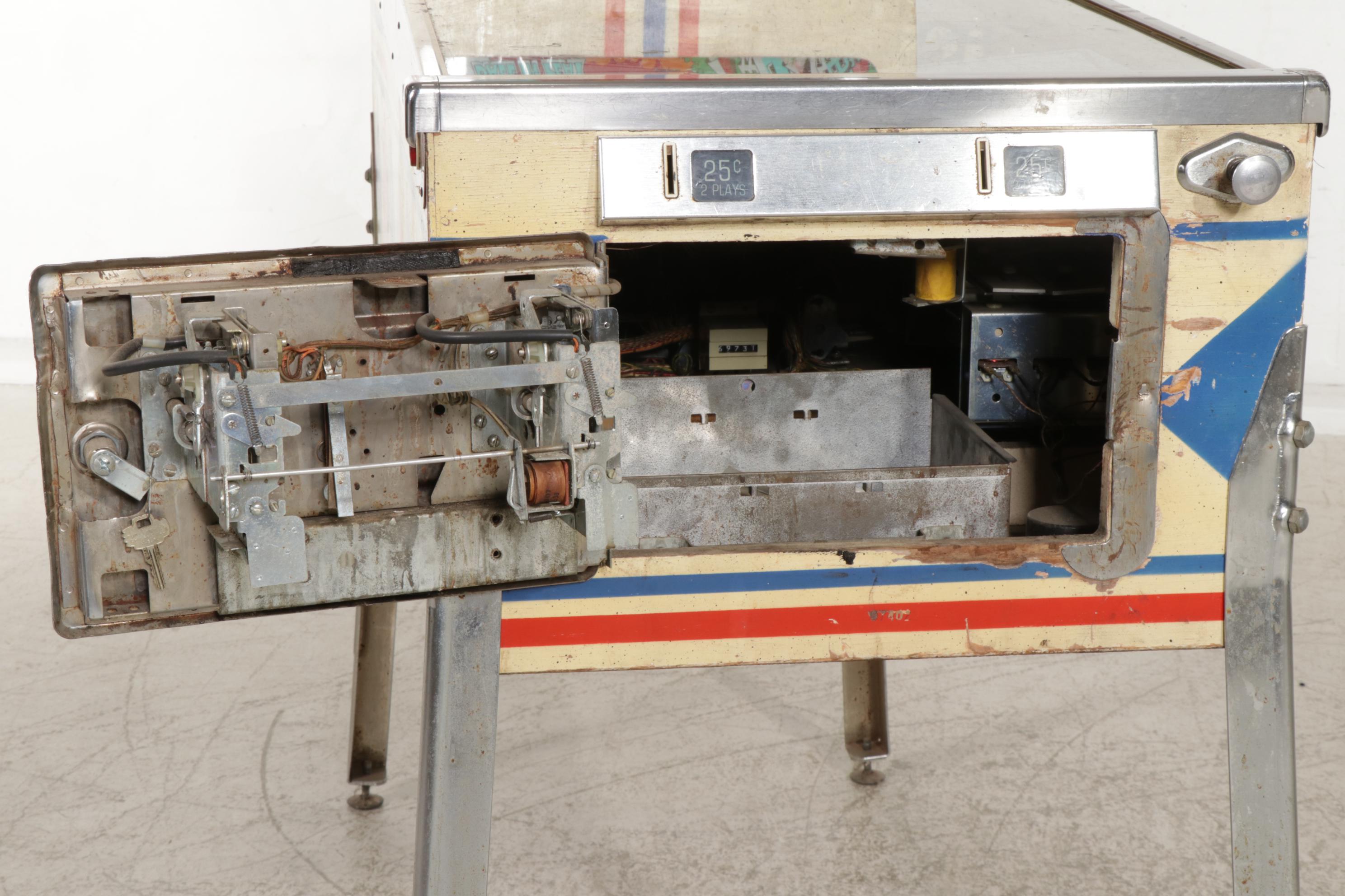 D. Gottlieb & Sons "Top Card" Pinball Machine, Circa 1974