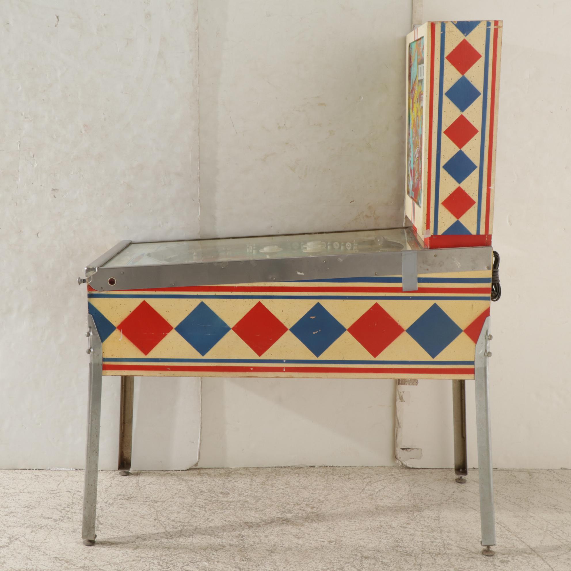 D. Gottlieb & Sons "Top Card" Pinball Machine, Circa 1974