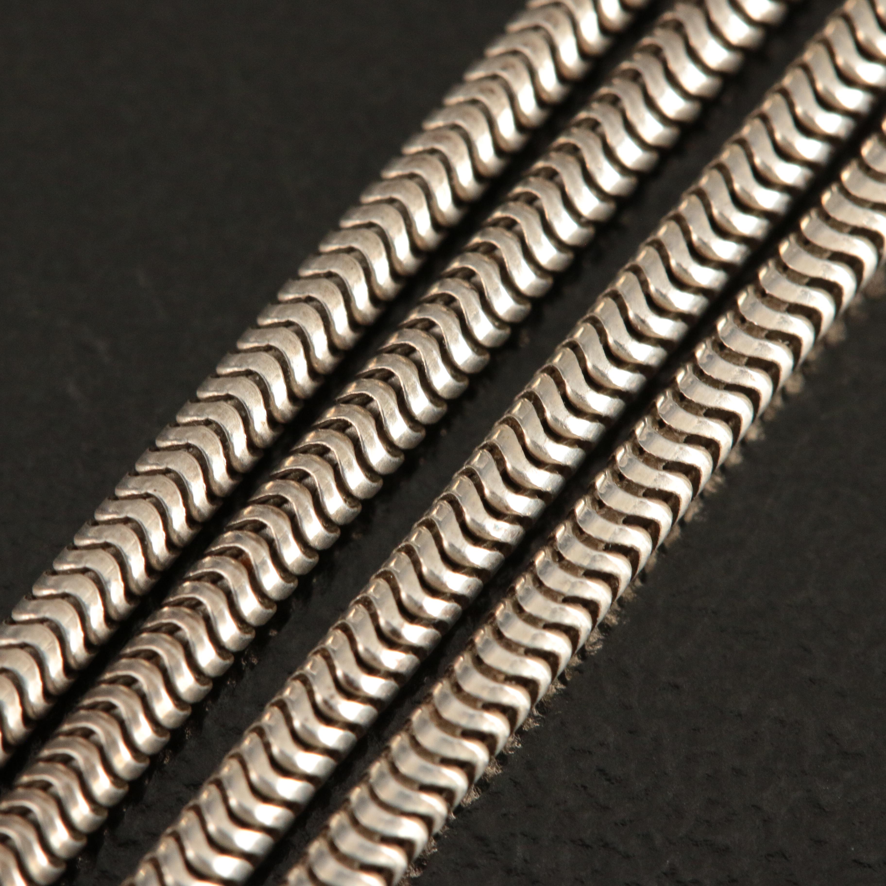 Tiffany & Co. "1837" Sterling Bar Pendant Necklace