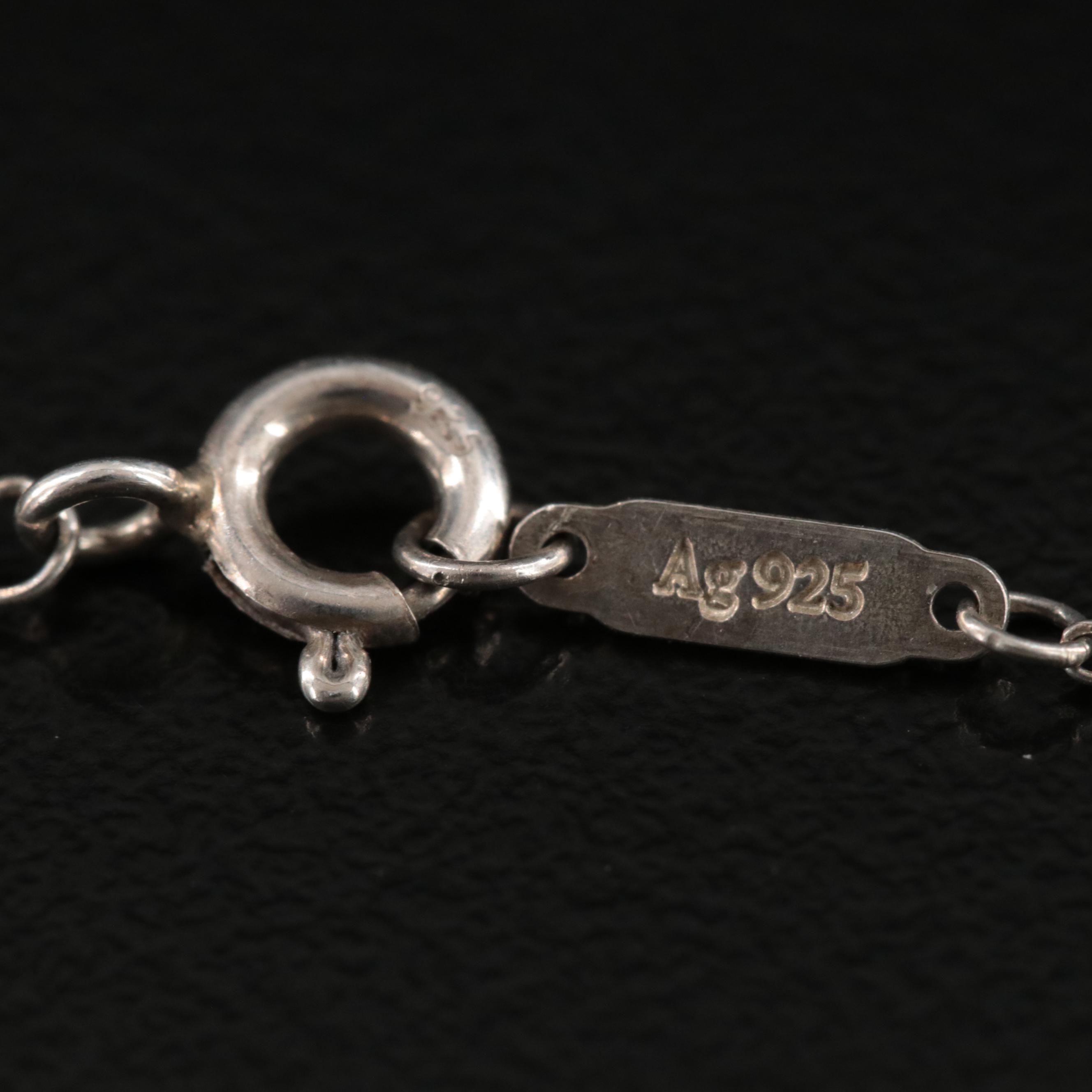 Tiffany & Co. "1837" Interlocking Circle Pendant Necklace