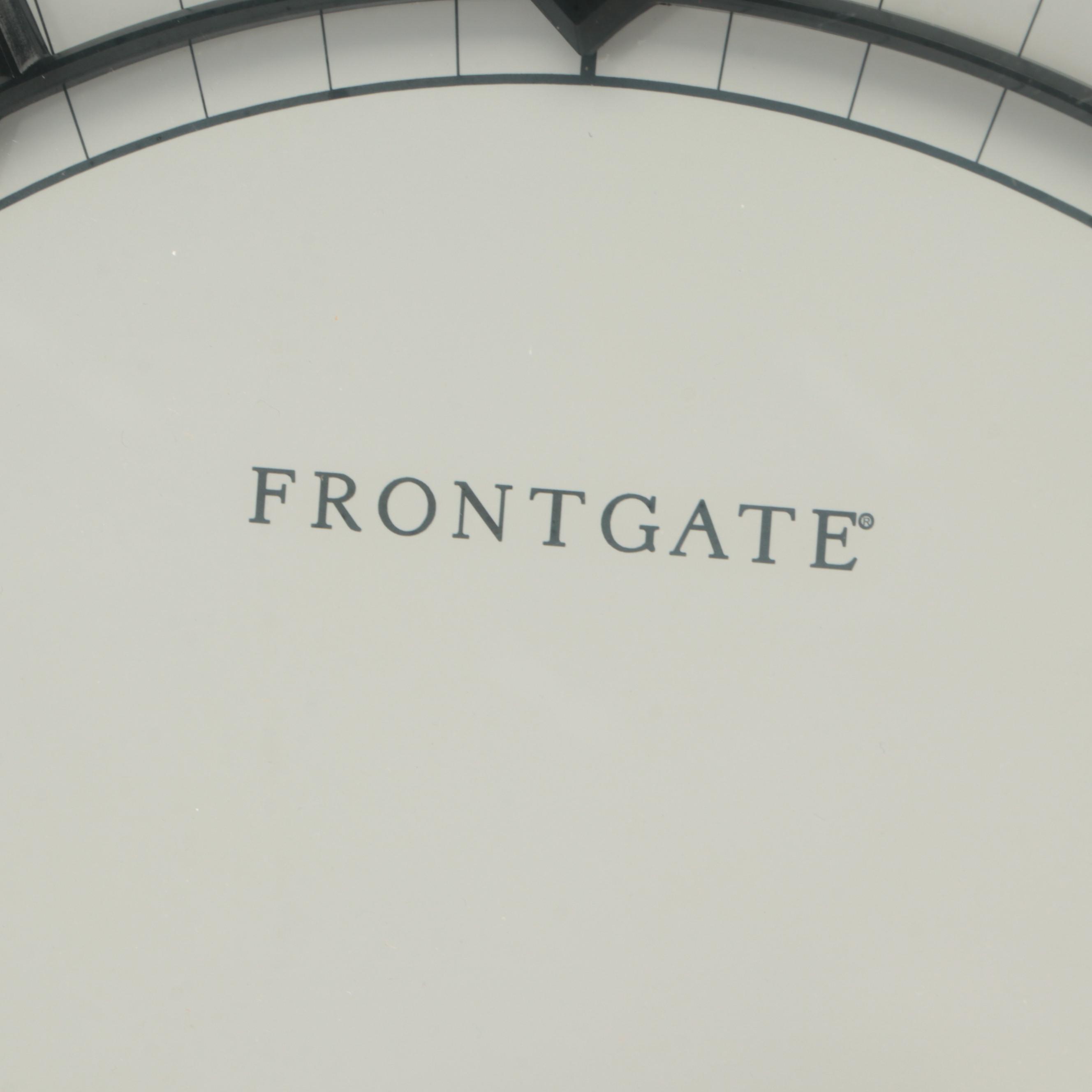 Frontgate Plastic Outdoor Clock with Thermometer and Hygrometer