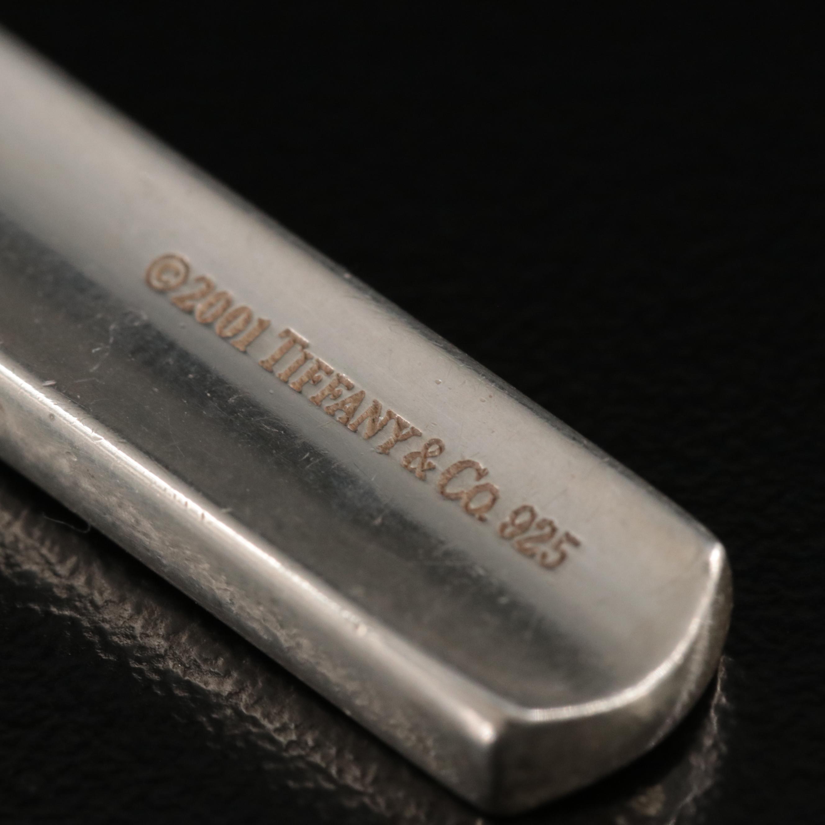 Tiffany & Co. 1837 Collection Bar Pendant Necklace