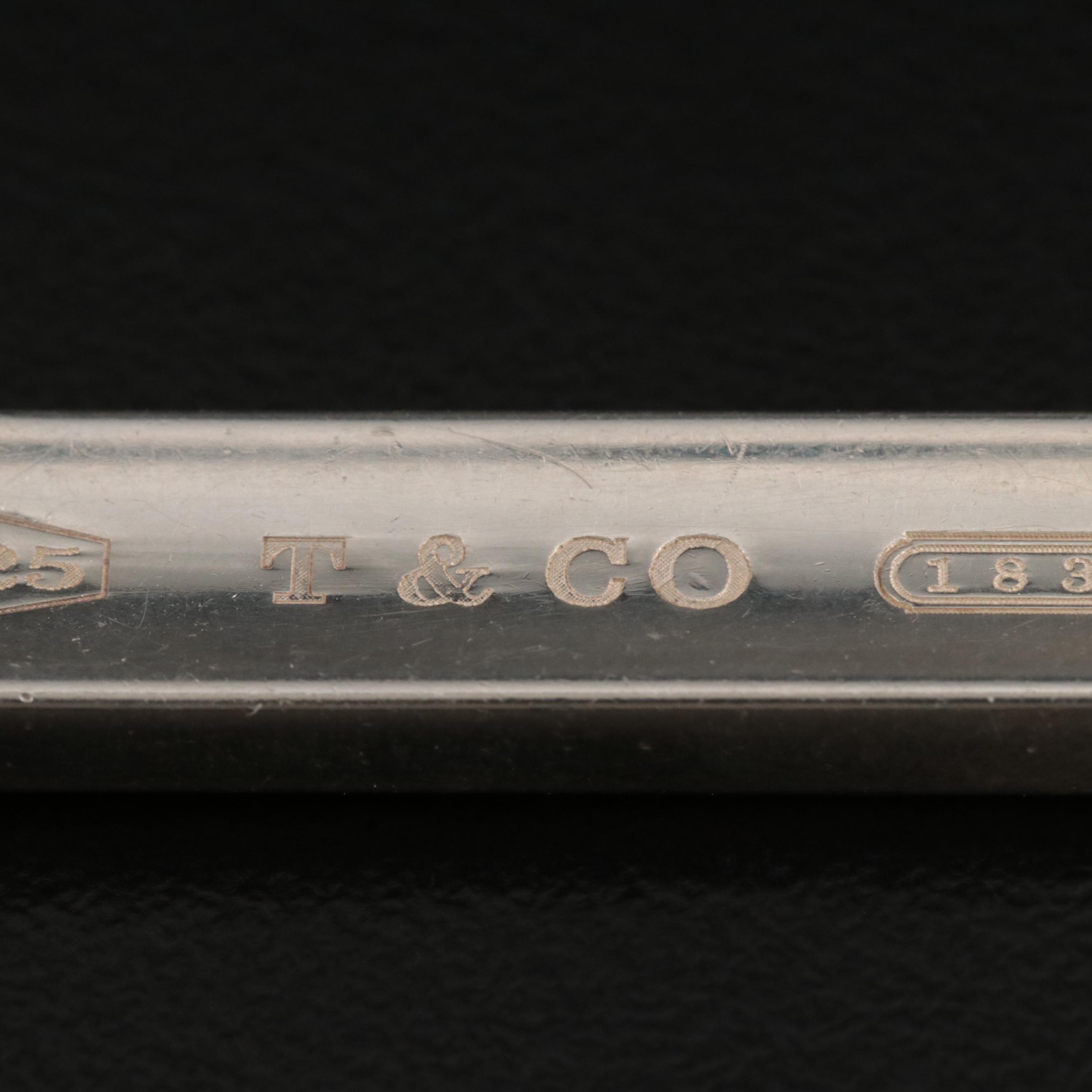 Tiffany & Co. 1837 Collection Bar Pendant Necklace