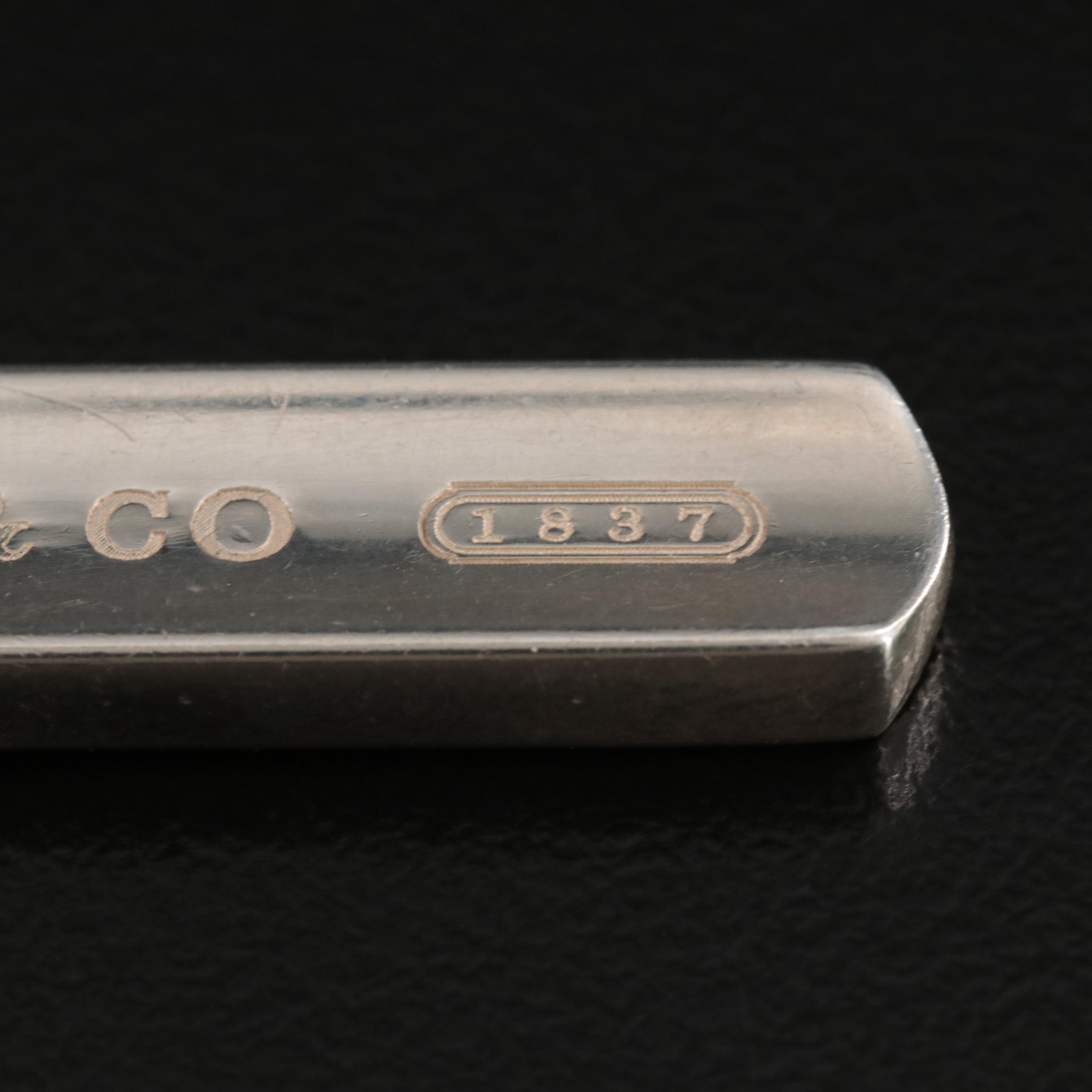 Tiffany & Co. 1837 Collection Bar Pendant Necklace