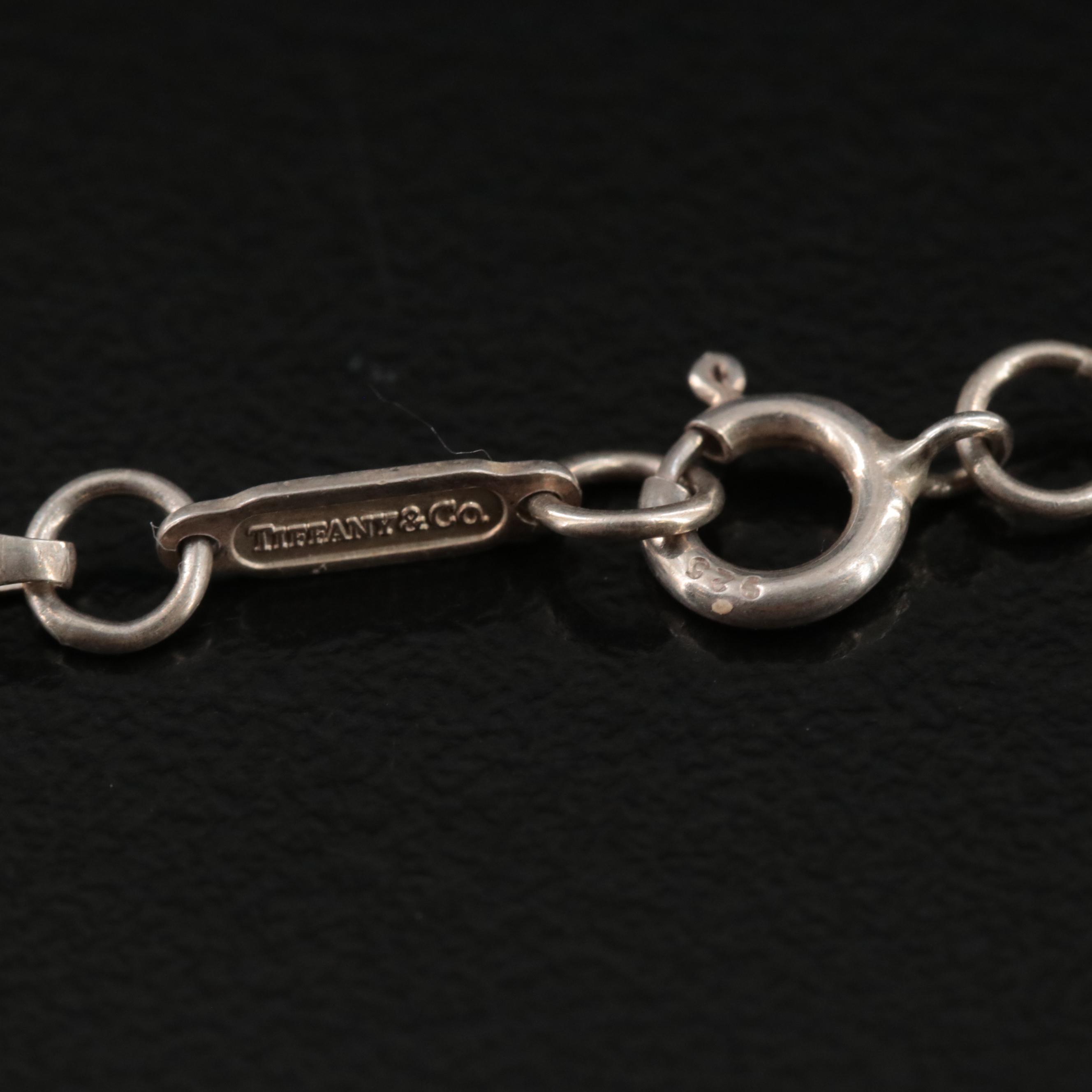 Tiffany & Co. 1837 Collection Bar Pendant Necklace