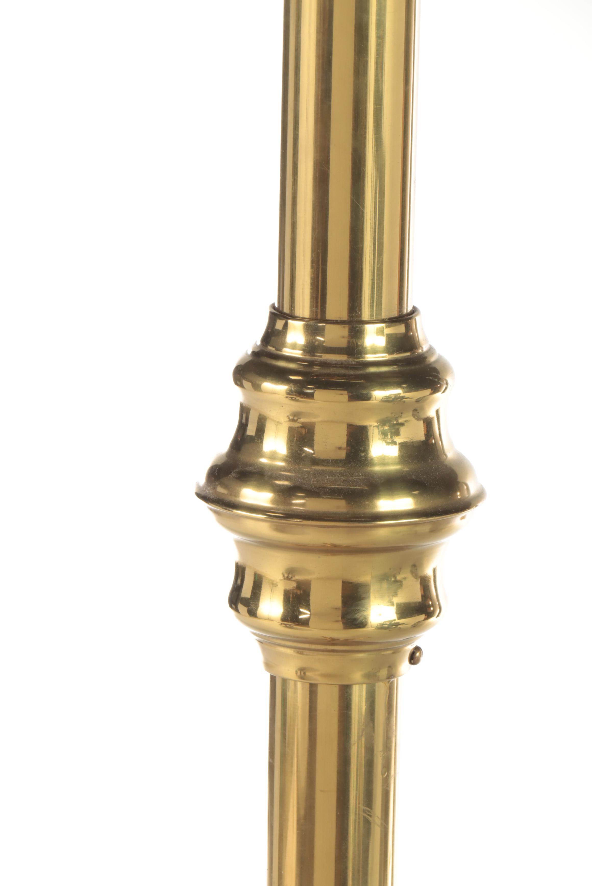 Tubular Brass Hall Tree, 20th Century