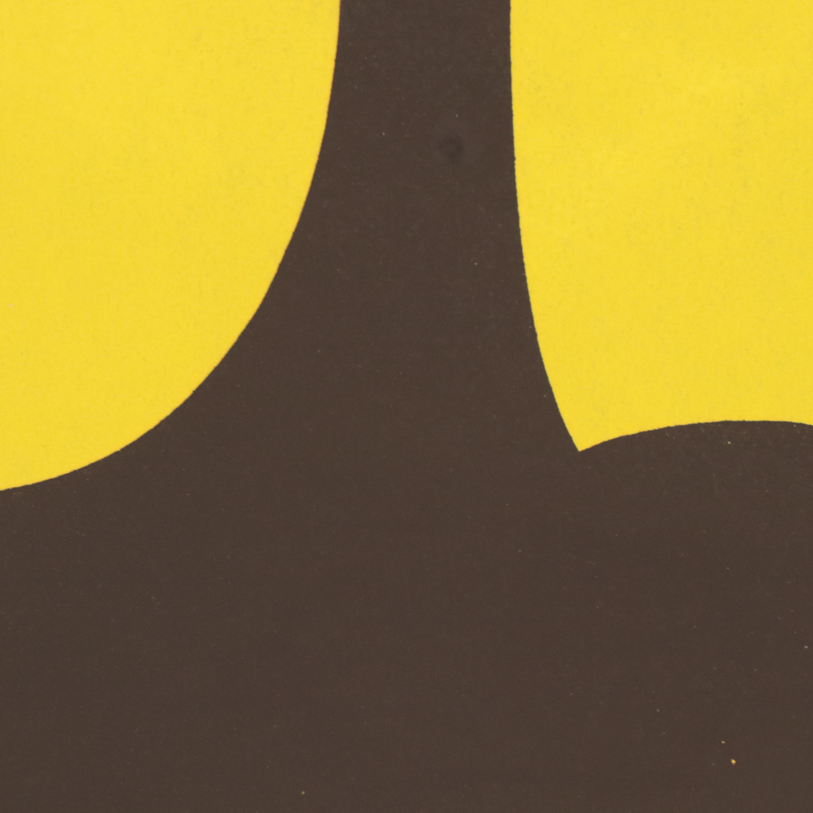 Harry Hilson Abstract Biomorphic Serigraph from "Structure Series," 1973