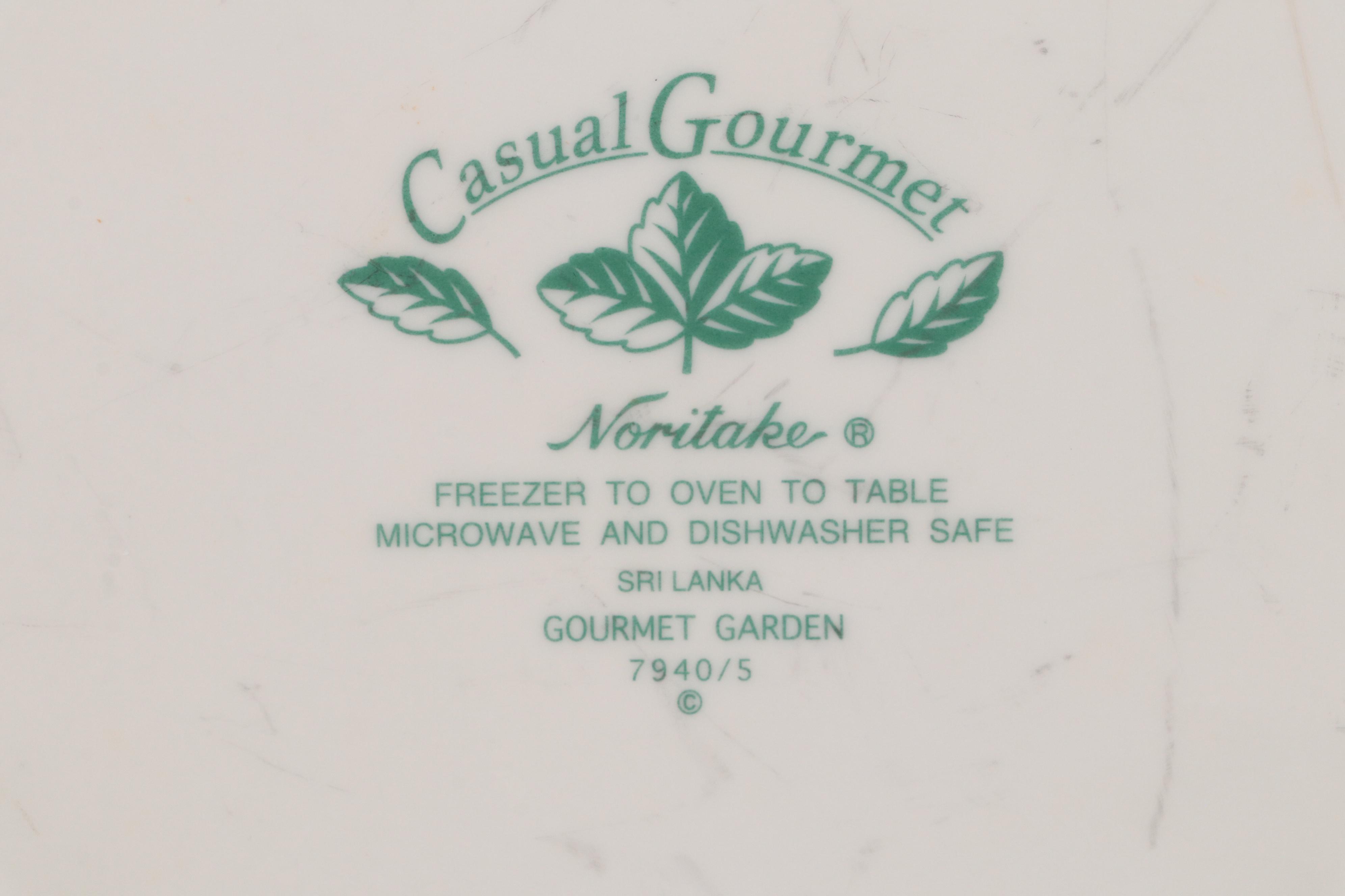 Noritake Casual Gourmet China Dinnerware and Serverware