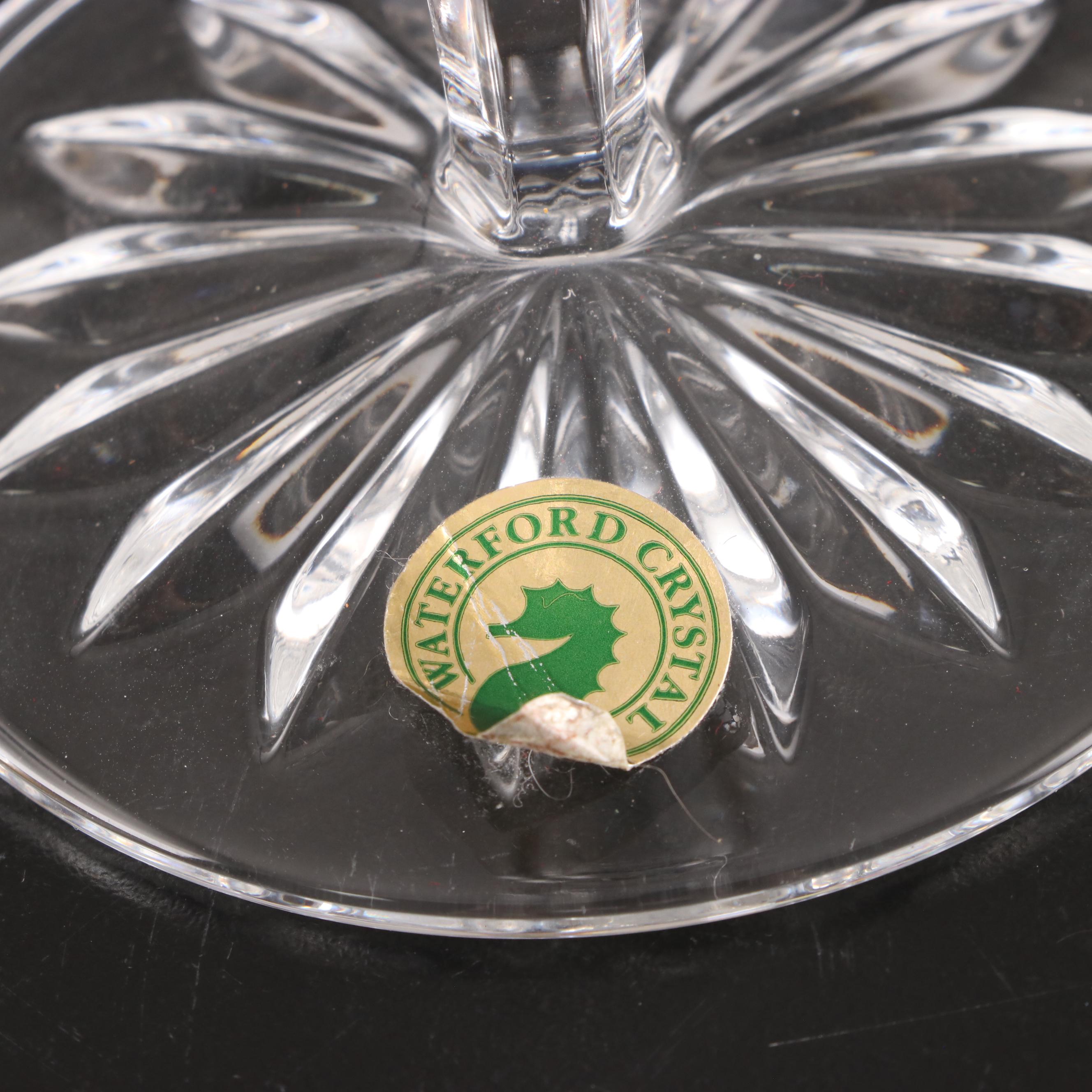 Waterford Crystal  "The 12 Days of Christmas" Lismore Edition Champagne Flutes