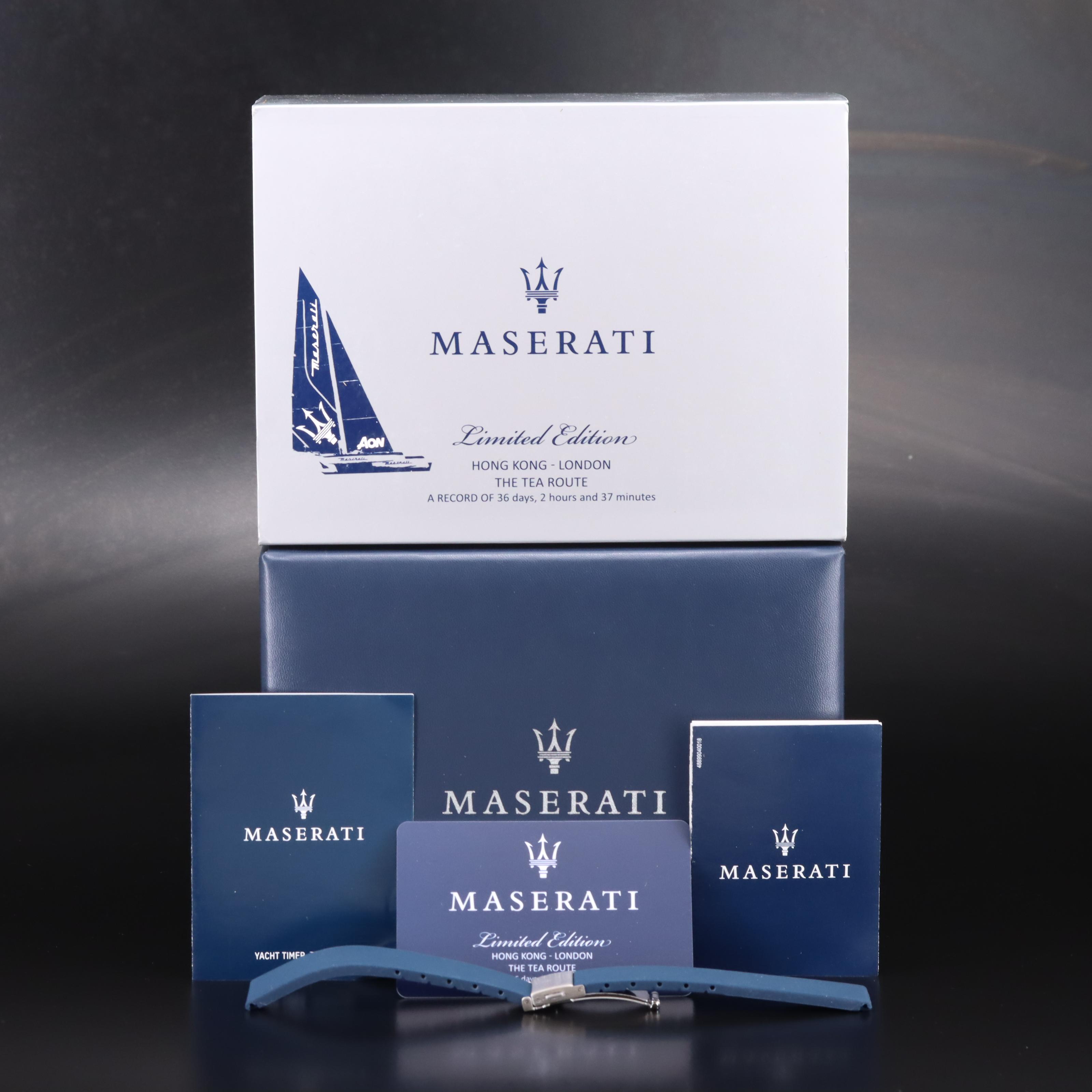 Maserati Trimarano Yacht Timer Limited Edition Quartz Watch