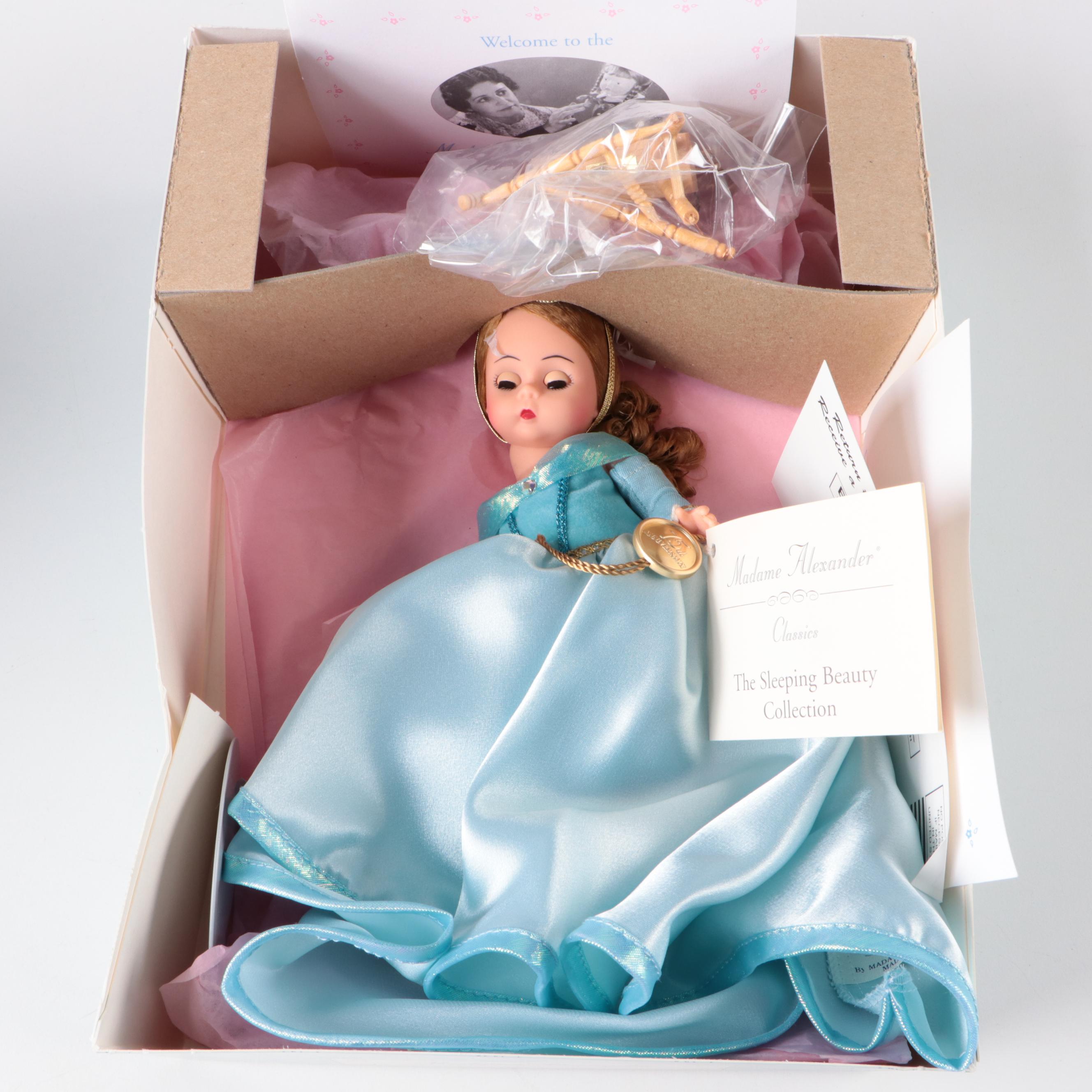 Madame Alexander Storybook Dolls Including Alice, Tinkerbell, Sleeping Beauty