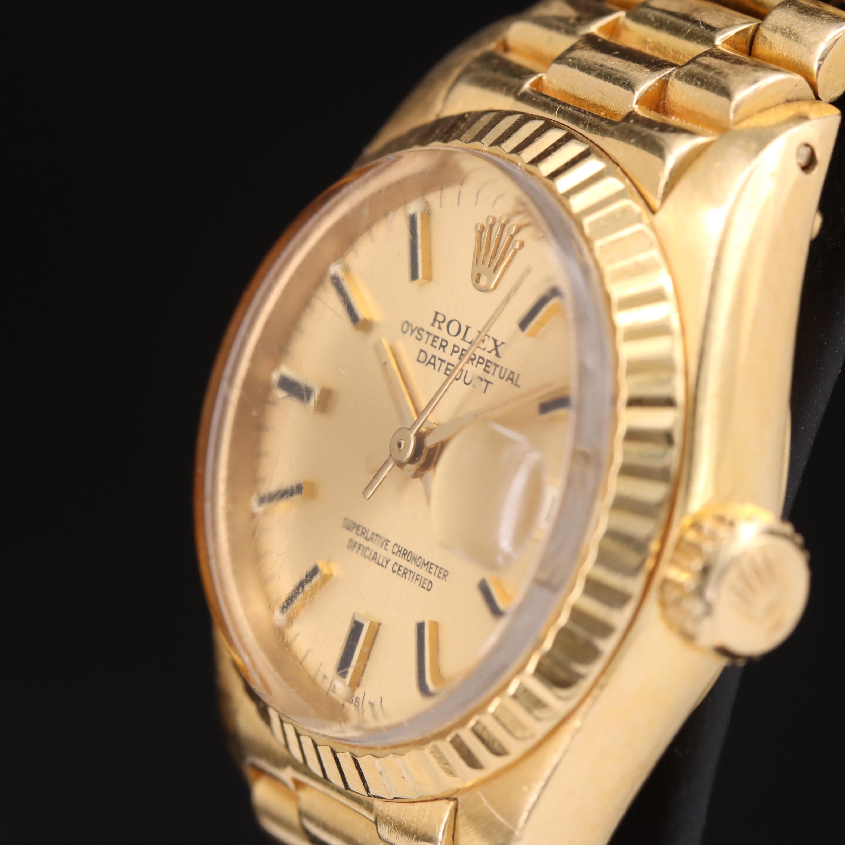 1979 18K Rolex Lady-Datejust Watch