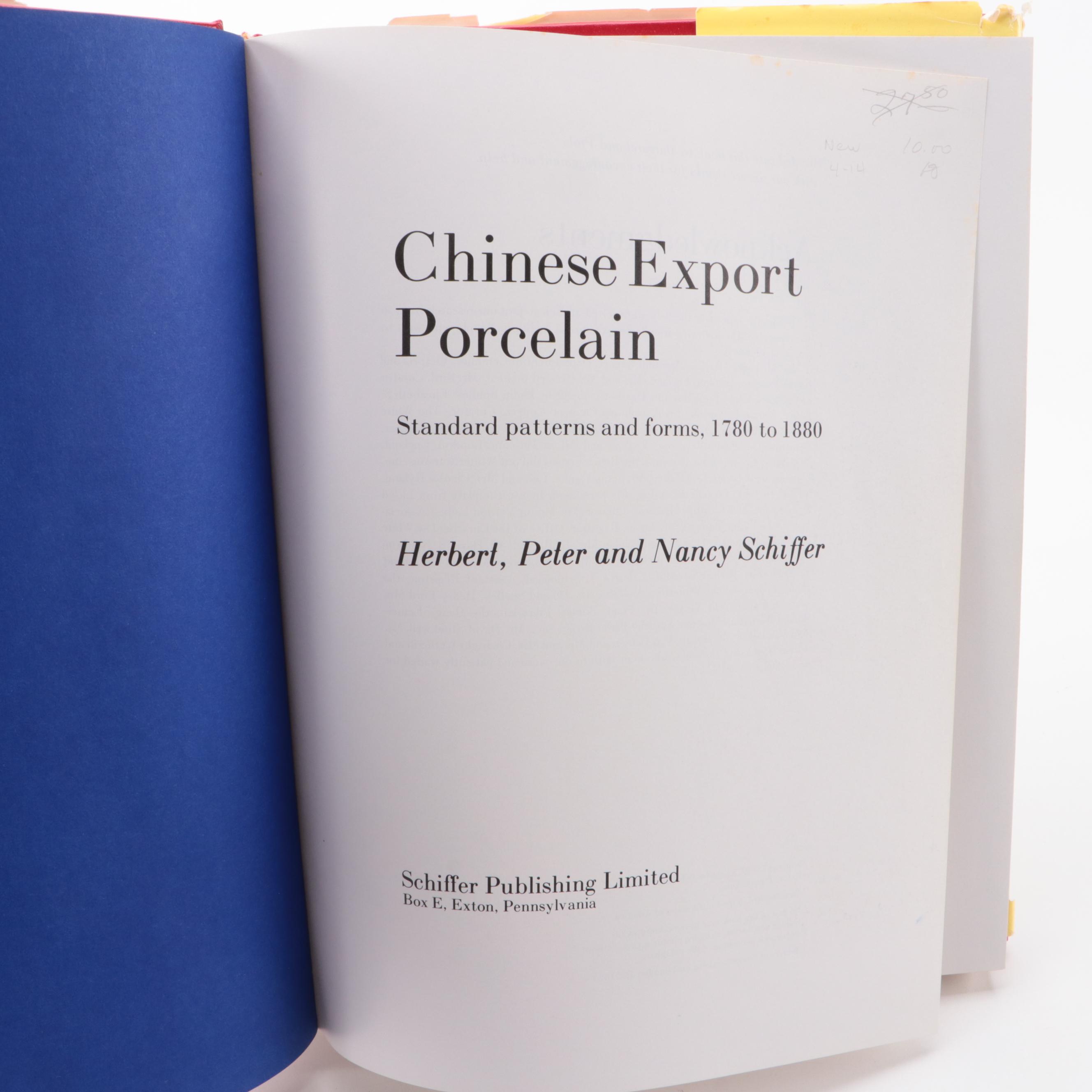Chinese Art Book Collection with "Chinese Export Porcelain"