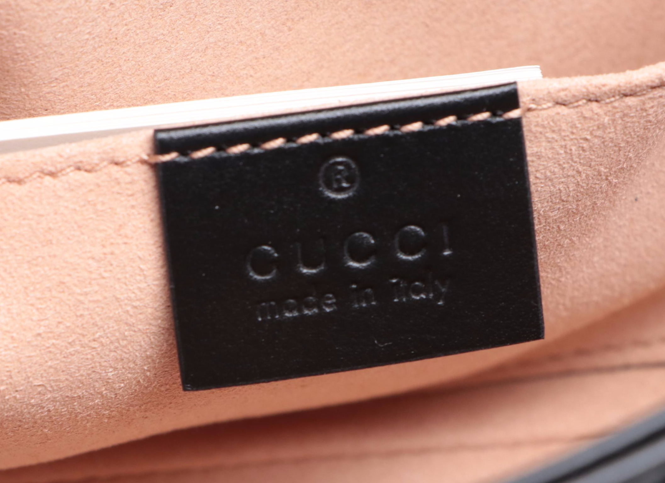 Gucci GG Marmont Mini Shoulder Flap Bag in Matelassé Chevron Leather