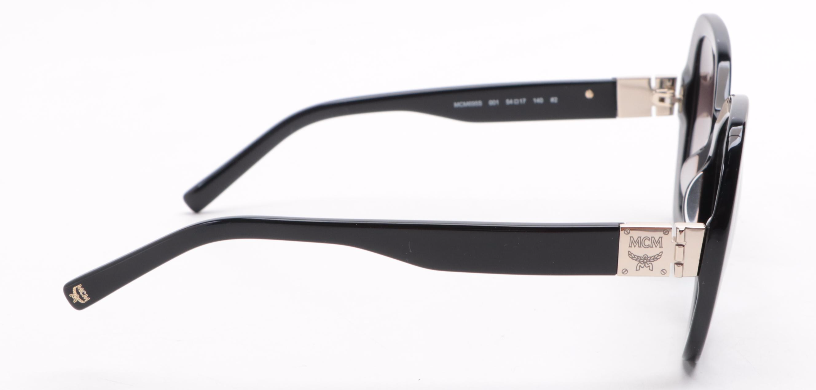 MCM MCM695S Black Cat Eye Sunglasses with Case