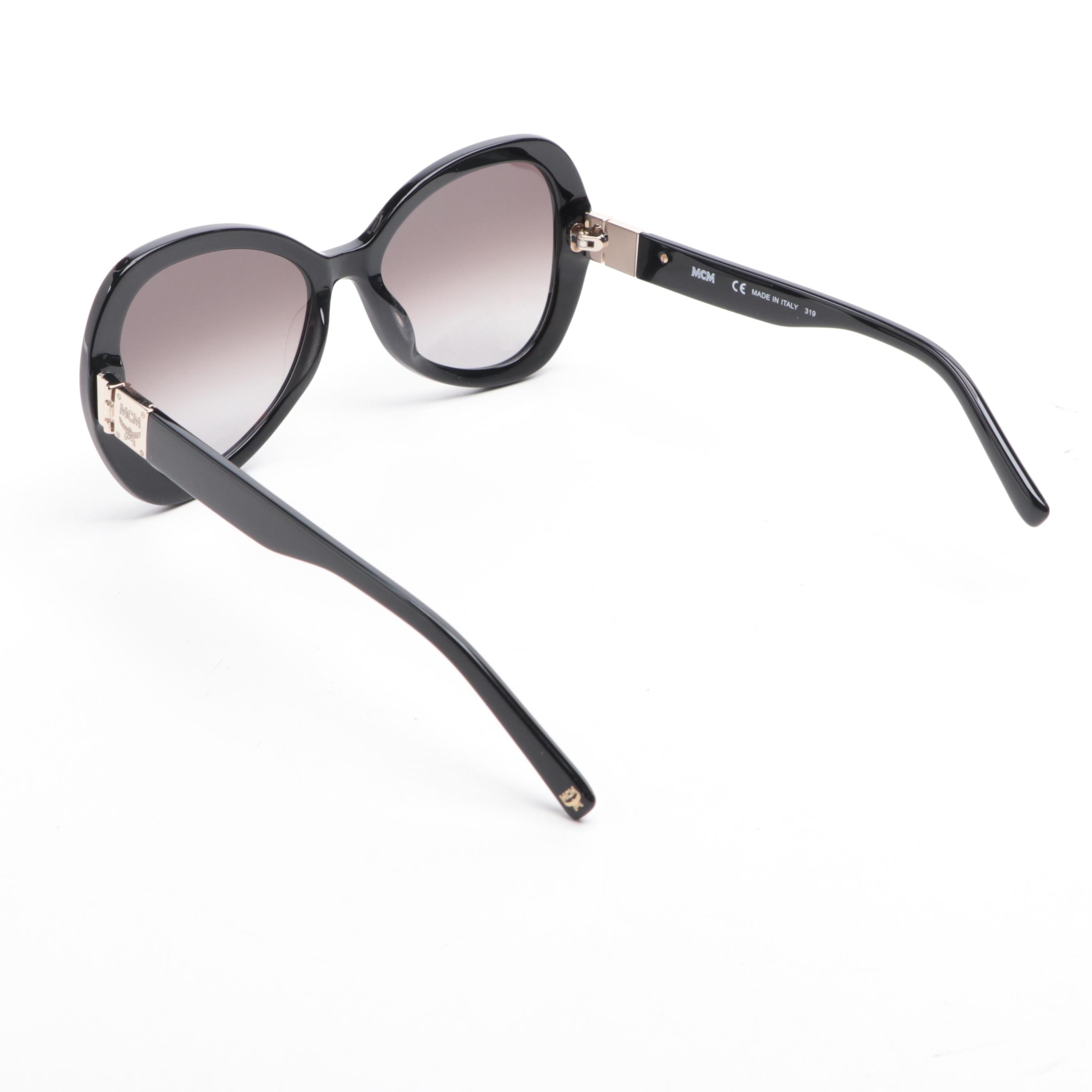 MCM MCM695S Black Cat Eye Sunglasses with Case