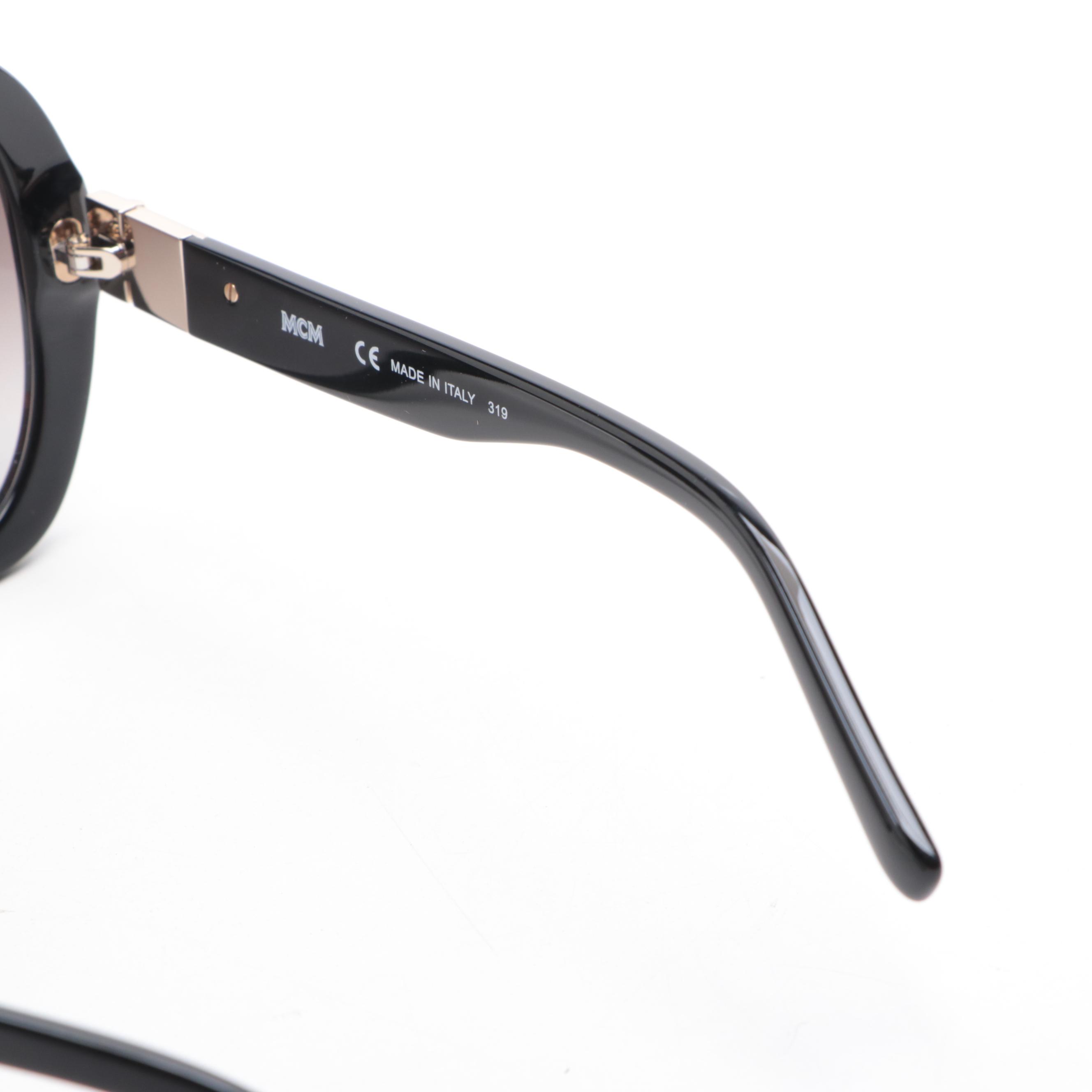 MCM MCM695S Black Cat Eye Sunglasses with Case