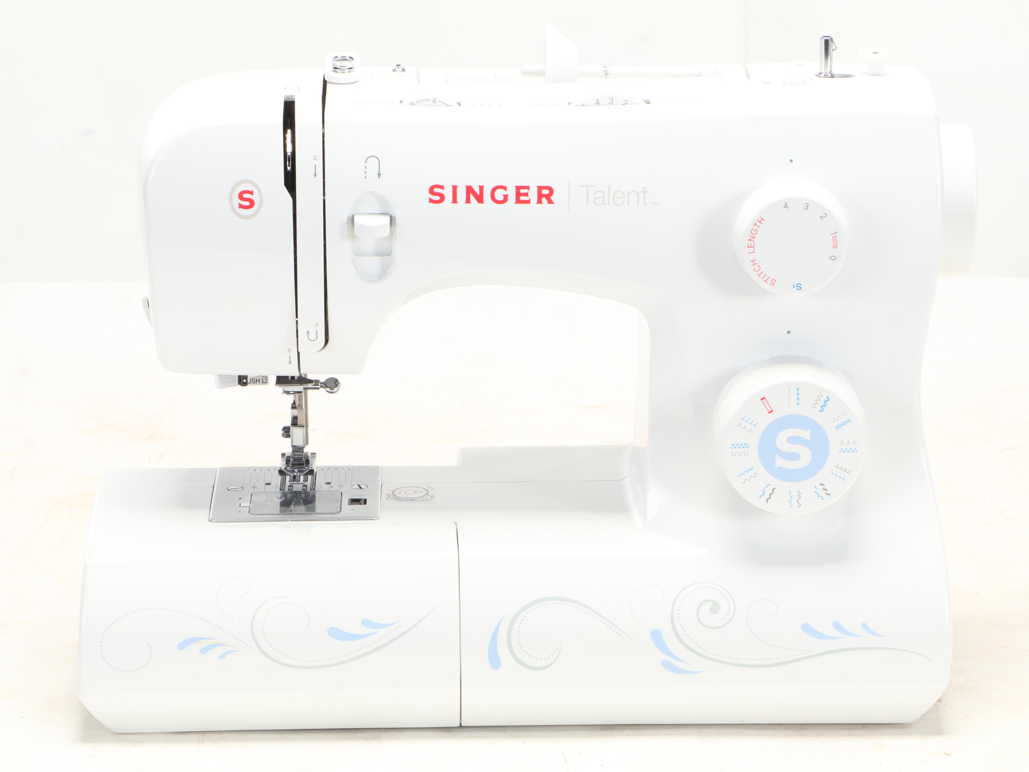 Singer Talent Portable Electric Sewing Machine With Wheeled Case