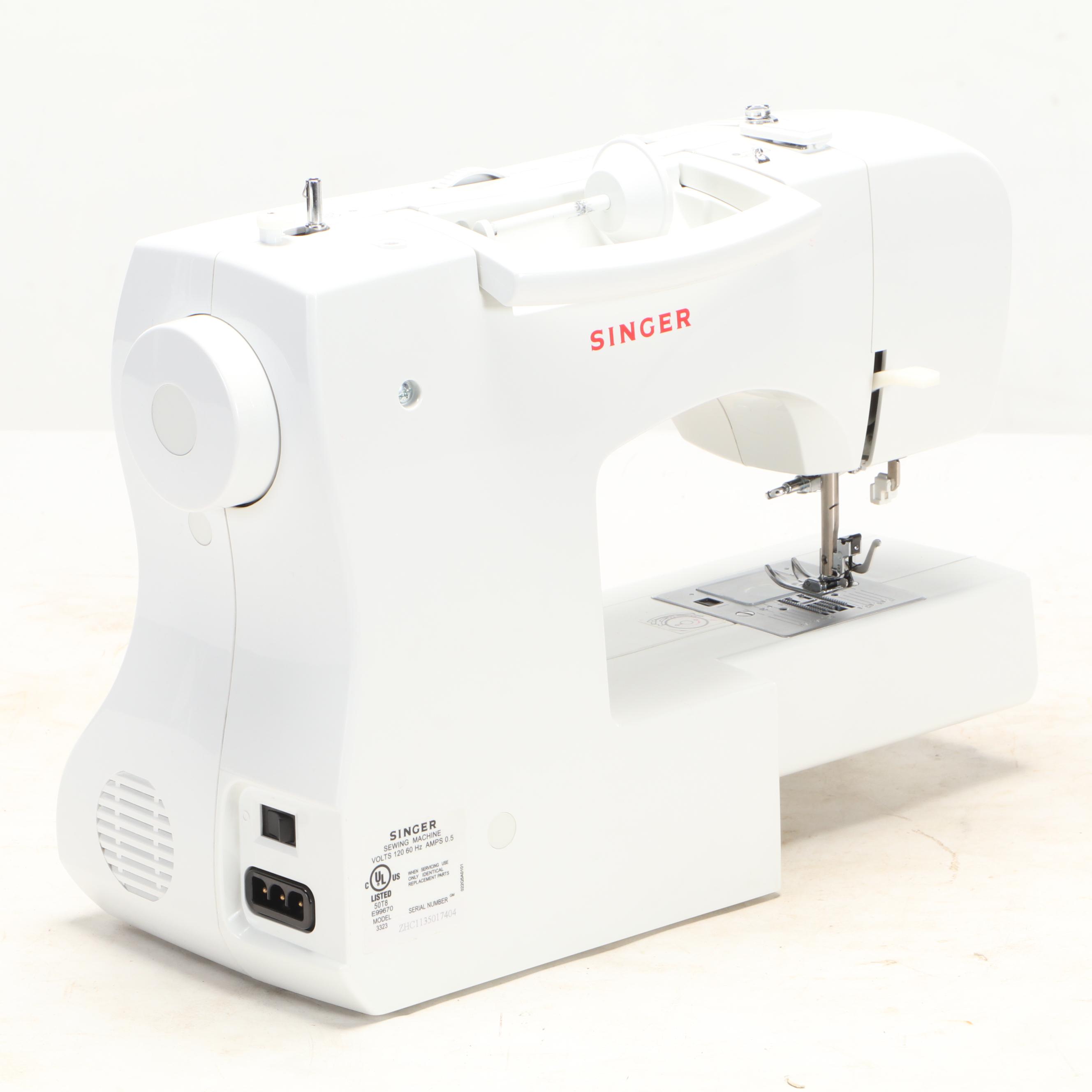 Singer Talent Portable Electric Sewing Machine With Wheeled Case