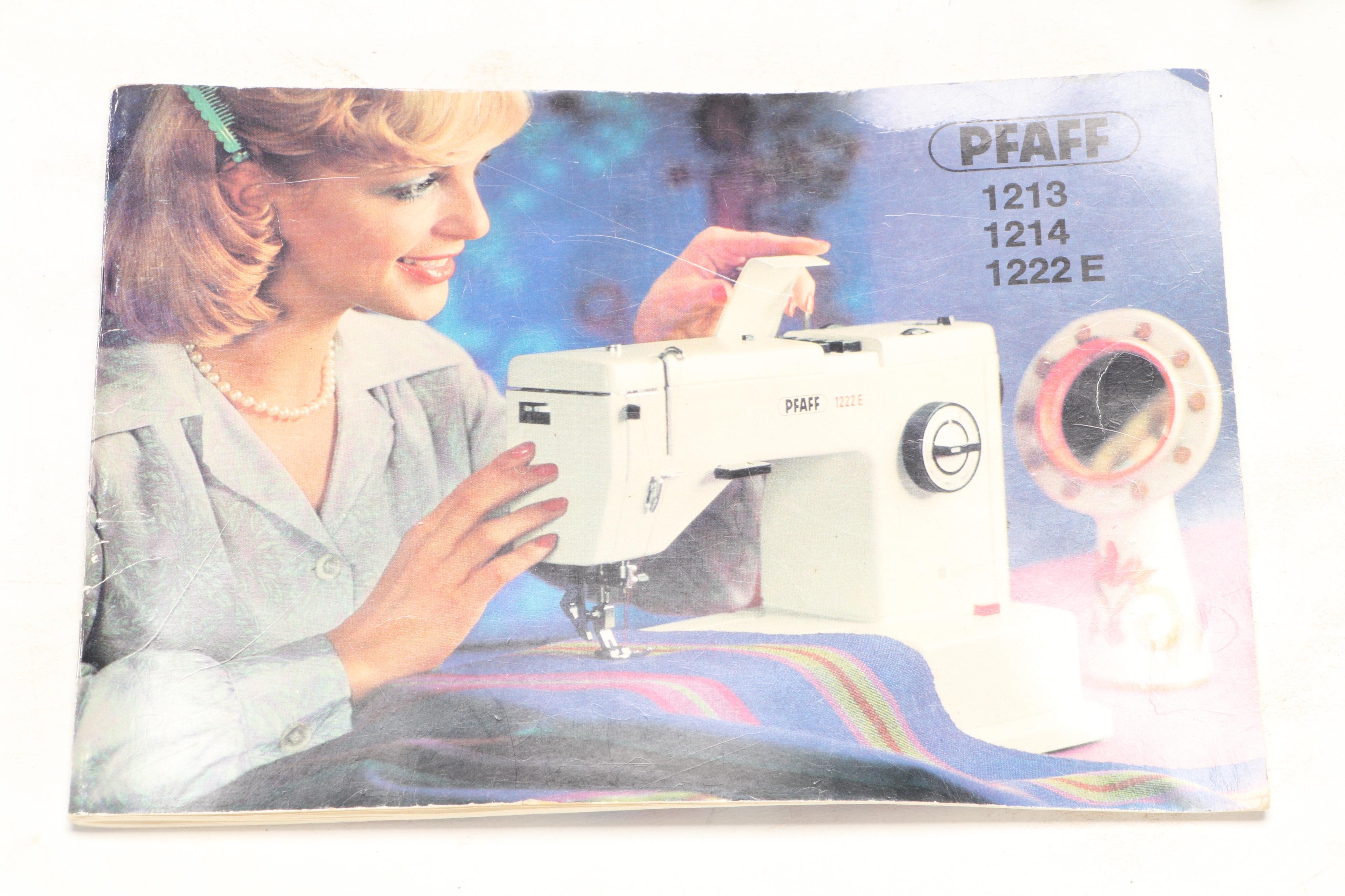 Pfaff 1222E Electronic Sewing Machine, Mid to Late 20th Century