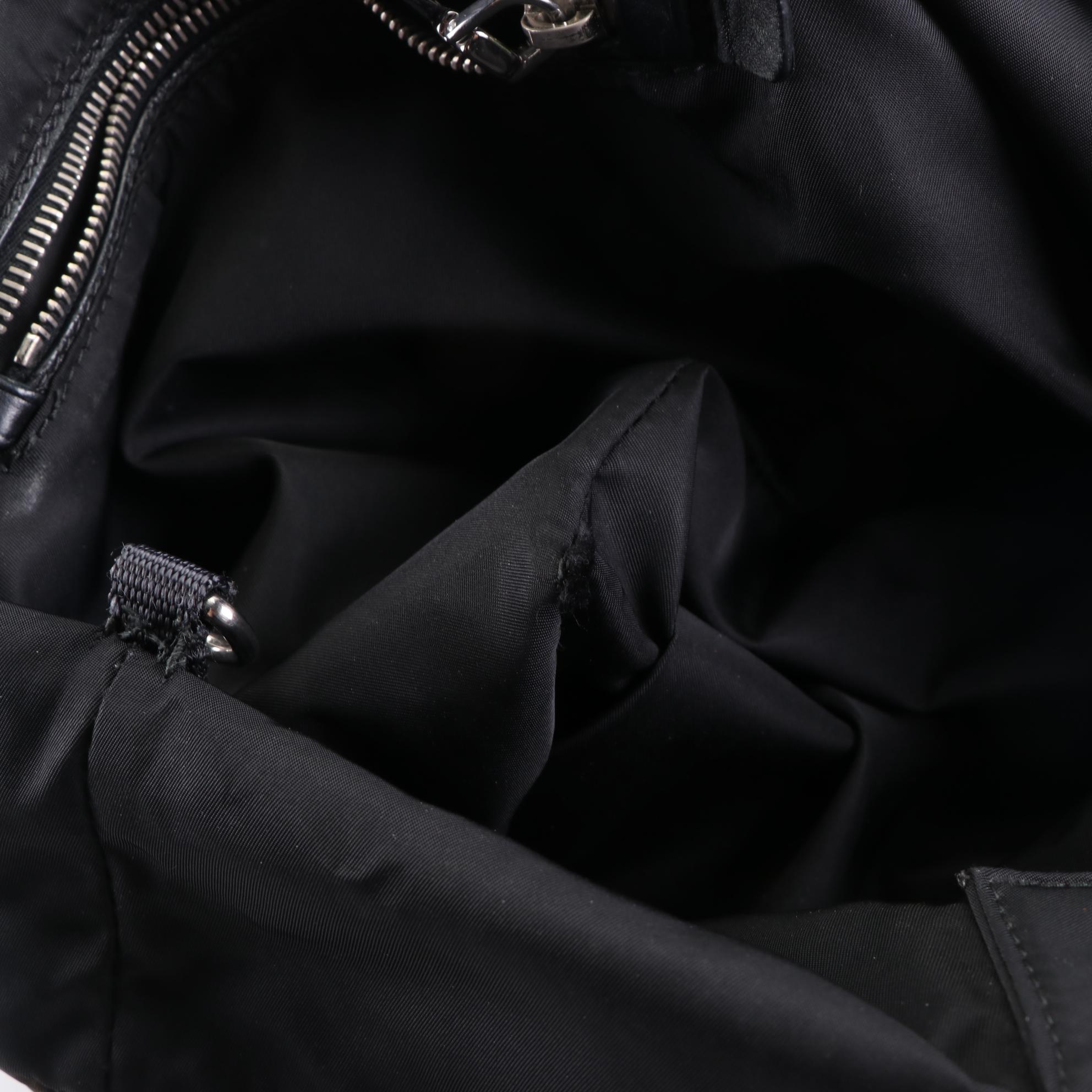 Prada Tessuto Two-Way Reversible Tote Bag in Camouflage and Black Nylon