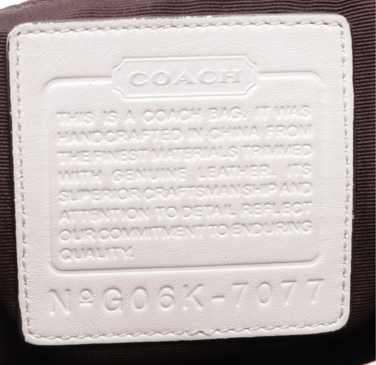 Coach Shoulder Bag in Signature Canvas with Leather Trim