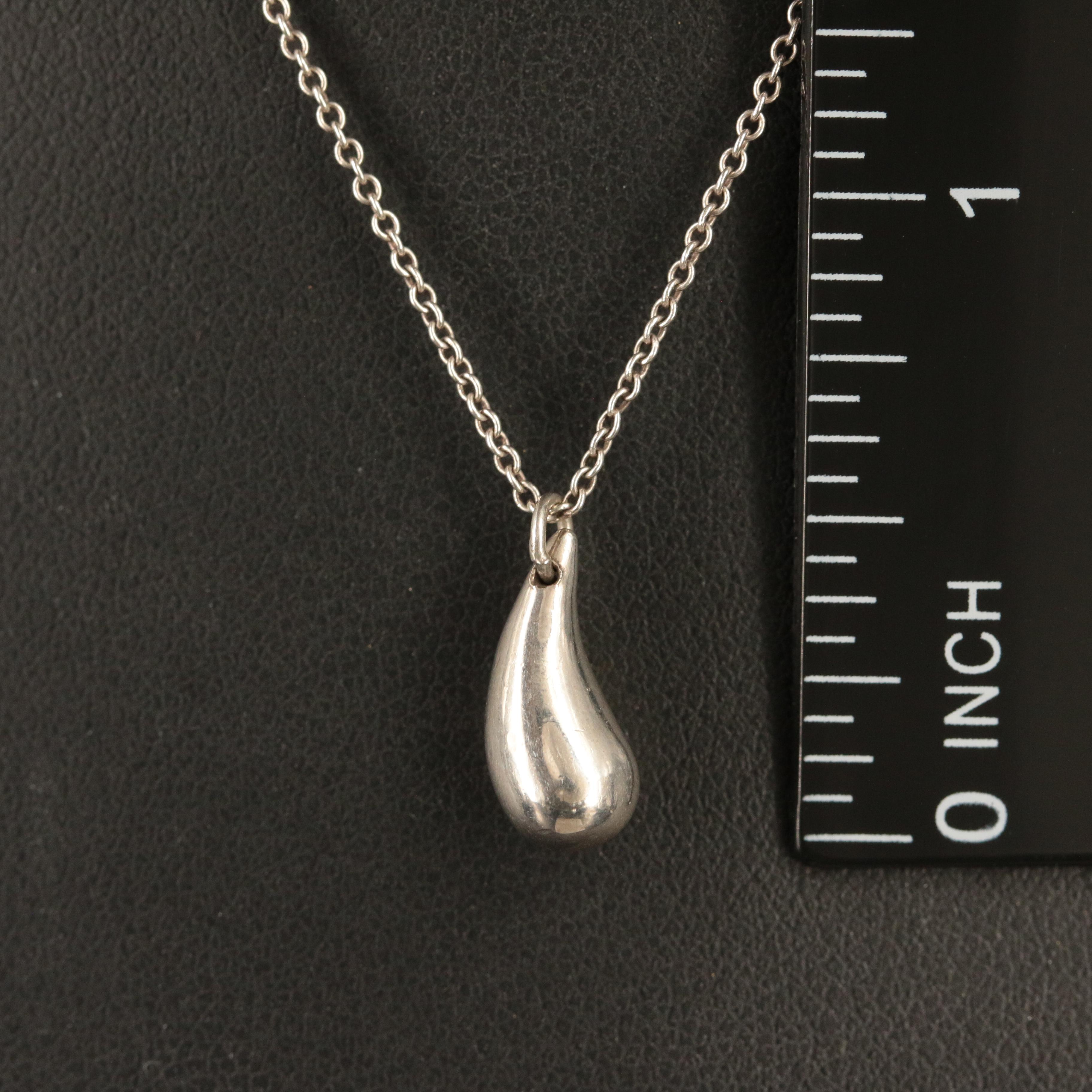Elsa Peretti for Tiffany & Co. "Teardrop" Sterling Necklace