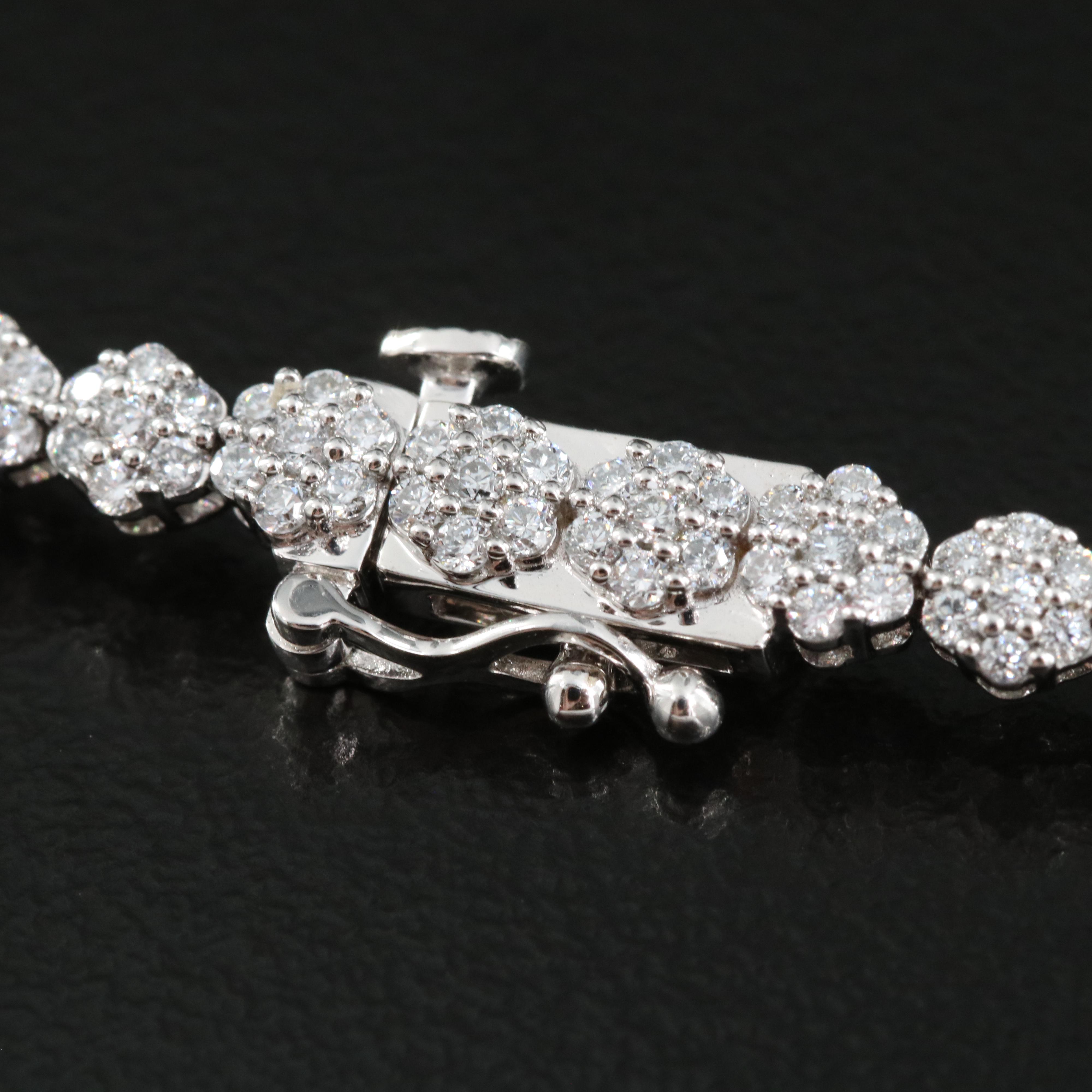 14K 2.00 CTW Lab Grown Diamond Bracelet