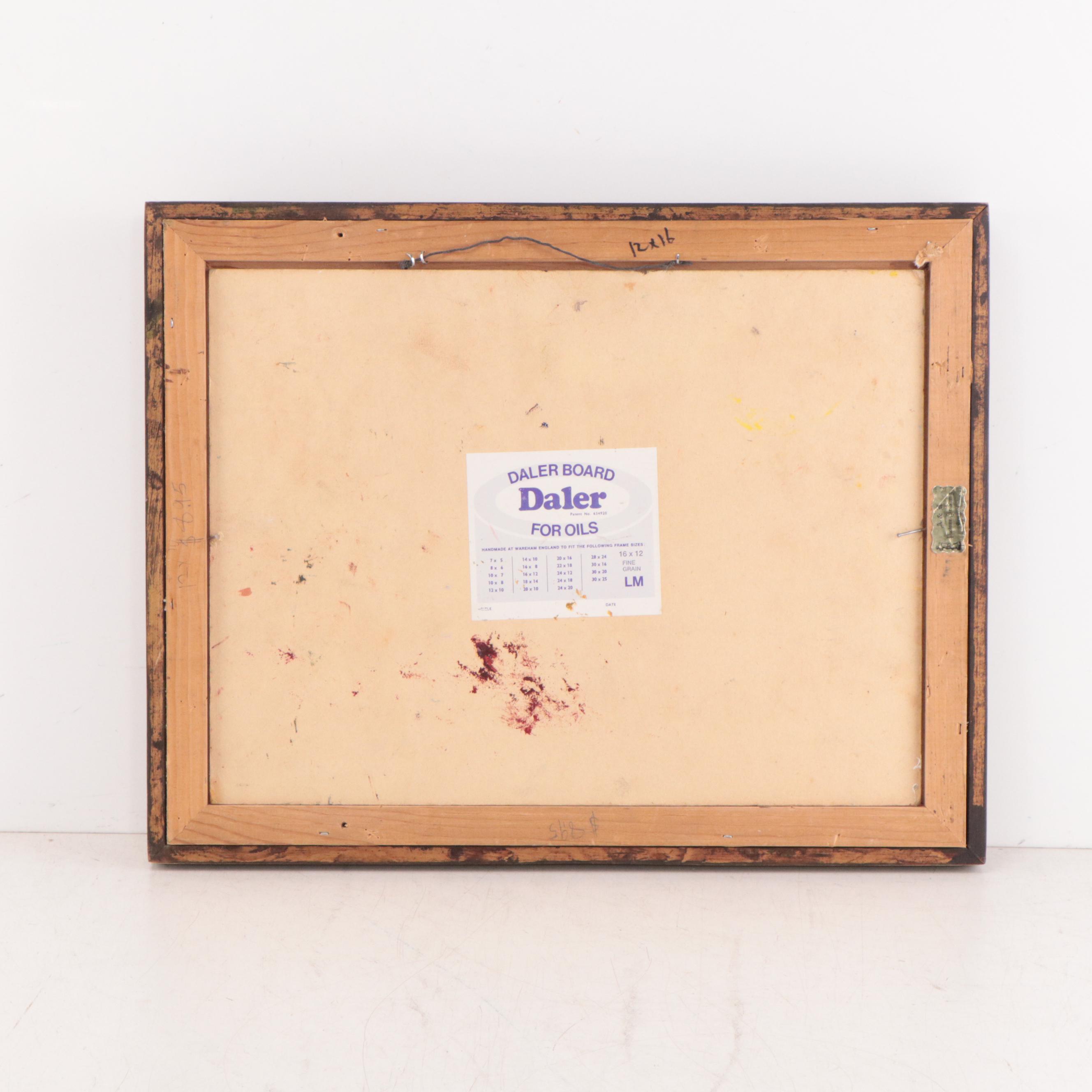 Helen Morrison Oil Painting of Cityscape