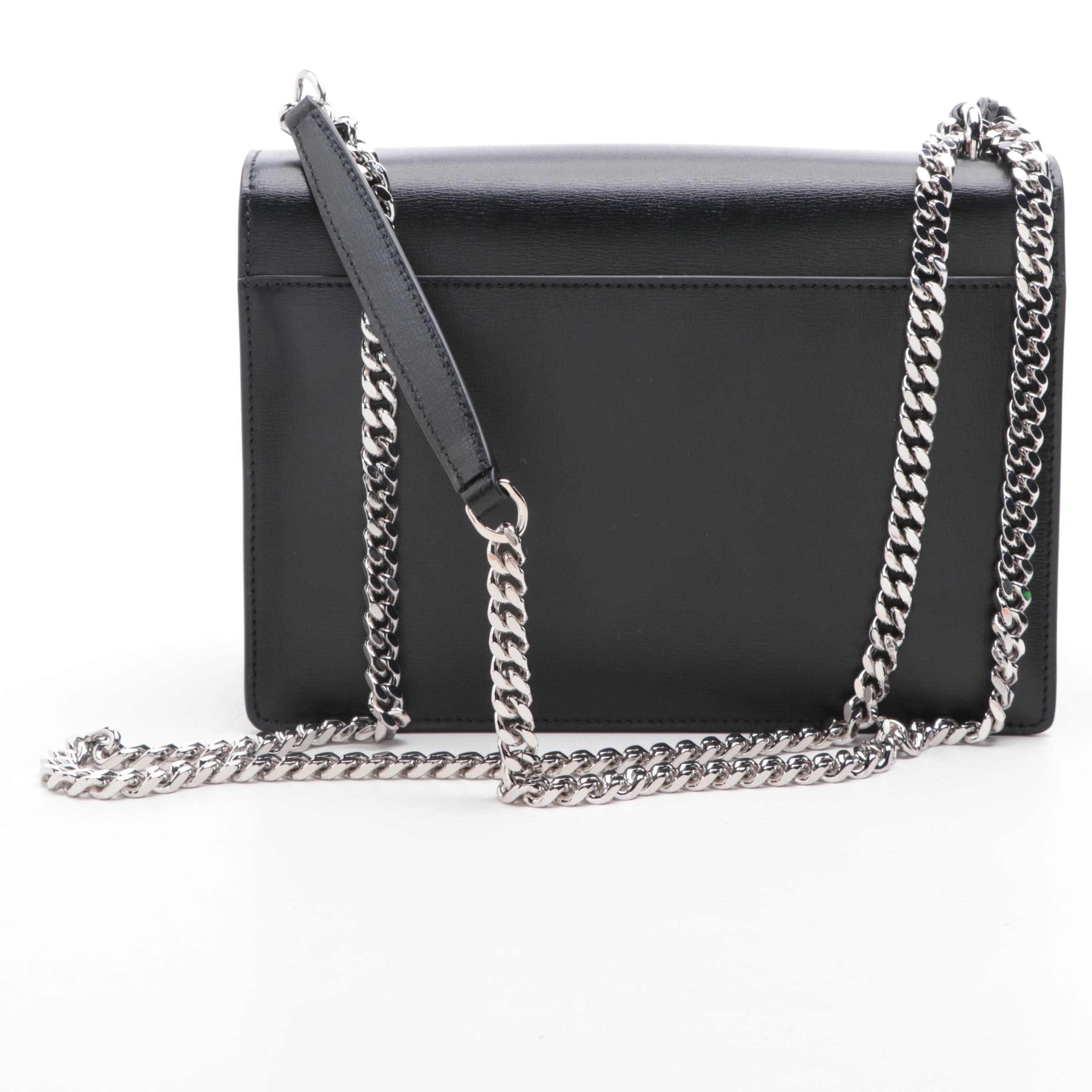 Saint Laurent Sunset Medium Chain Bag in Smooth Calfskin Leather