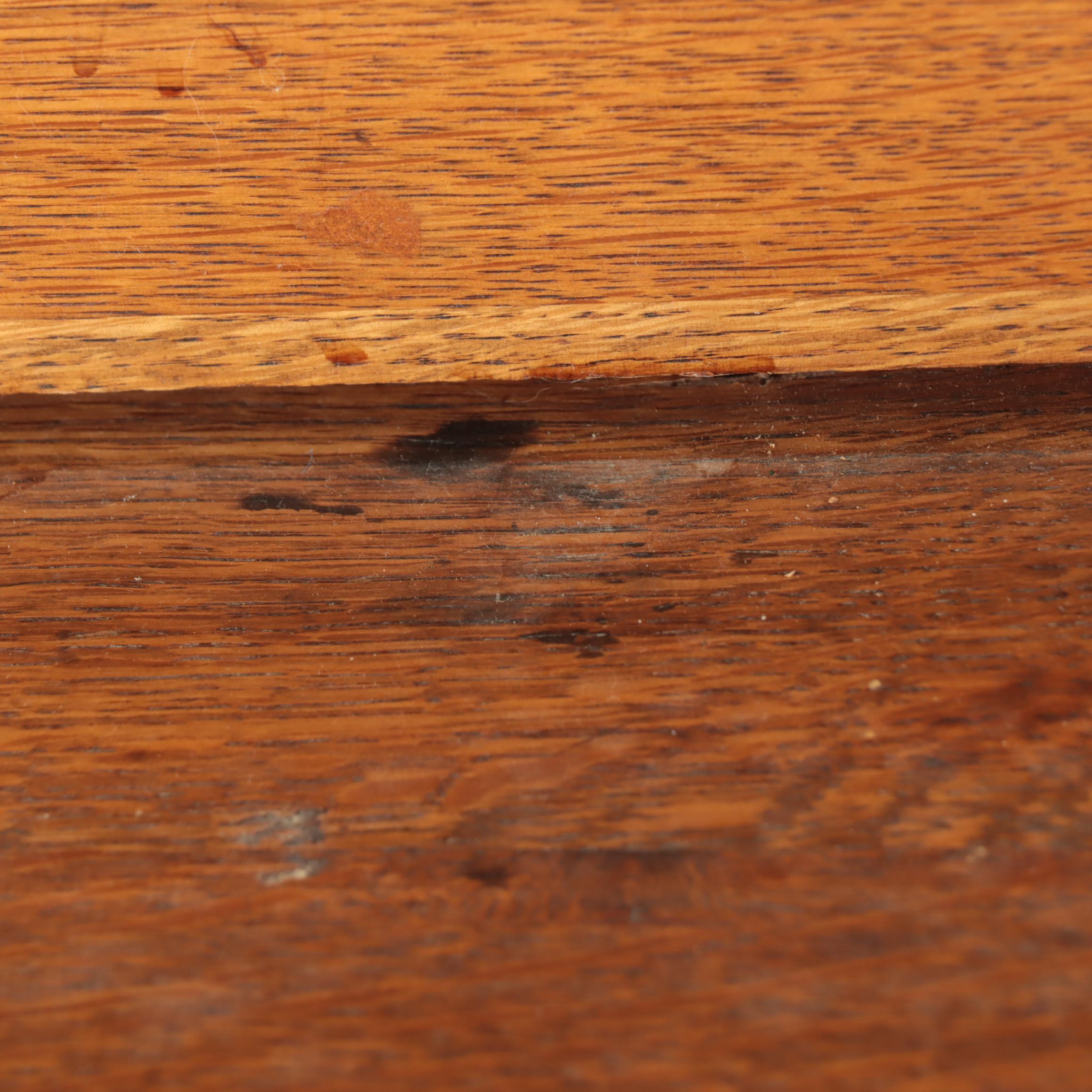 Late Victorian Oak Mirror-Back Washstand, circa 1900