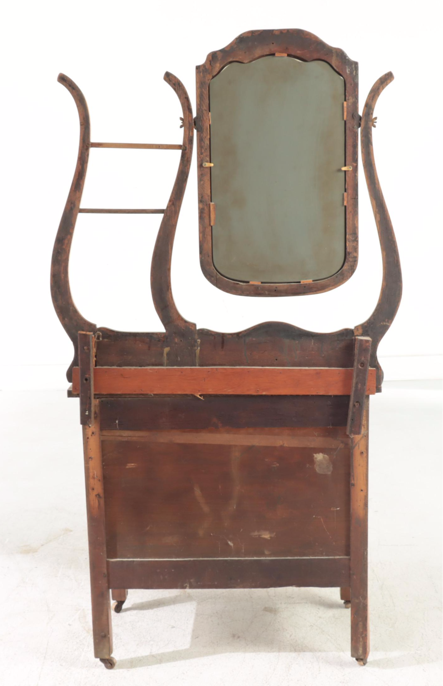 Late Victorian Oak Mirror-Back Washstand, circa 1900