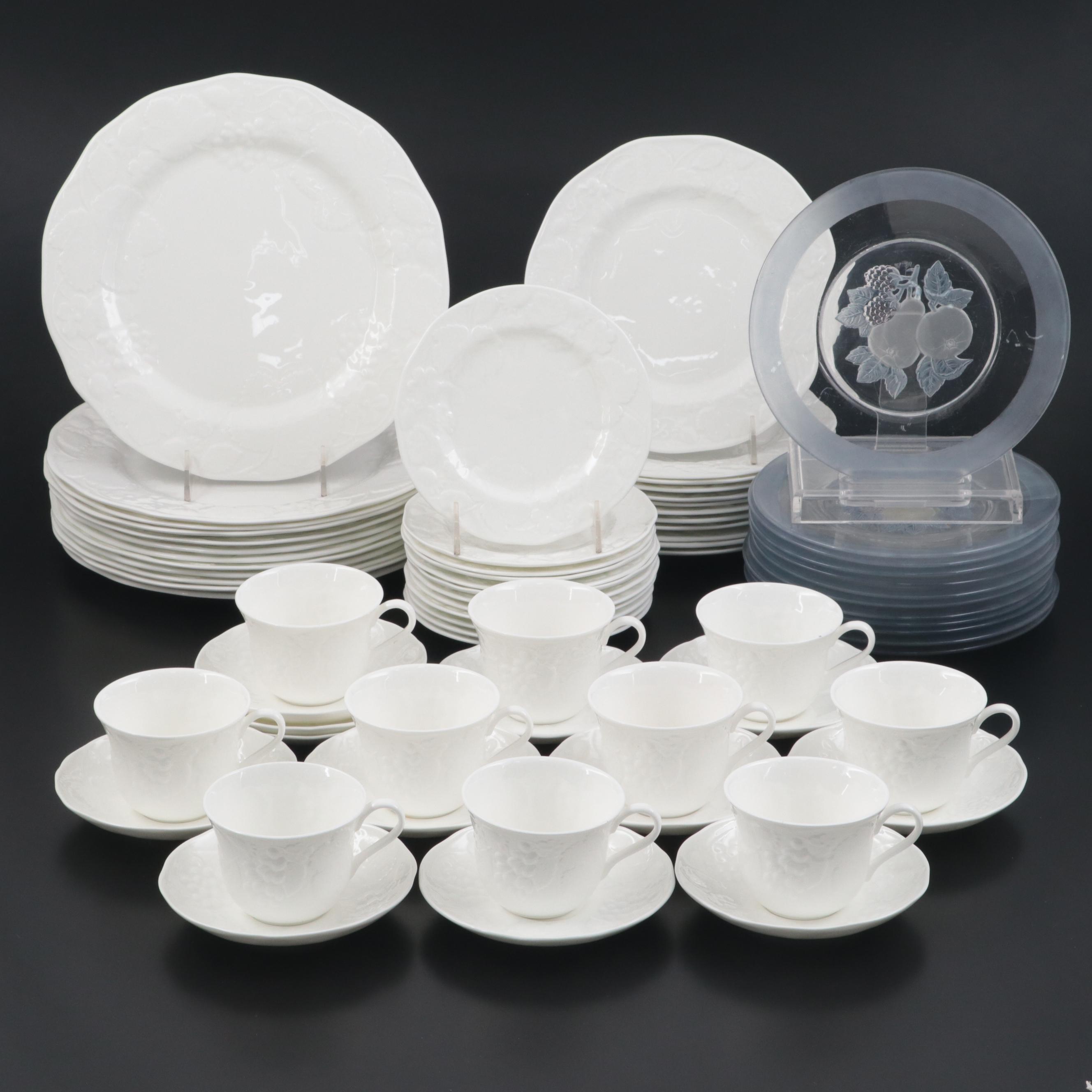 Wedgwood "Strawberry and Vine" Bone China Dinnerware, 1988