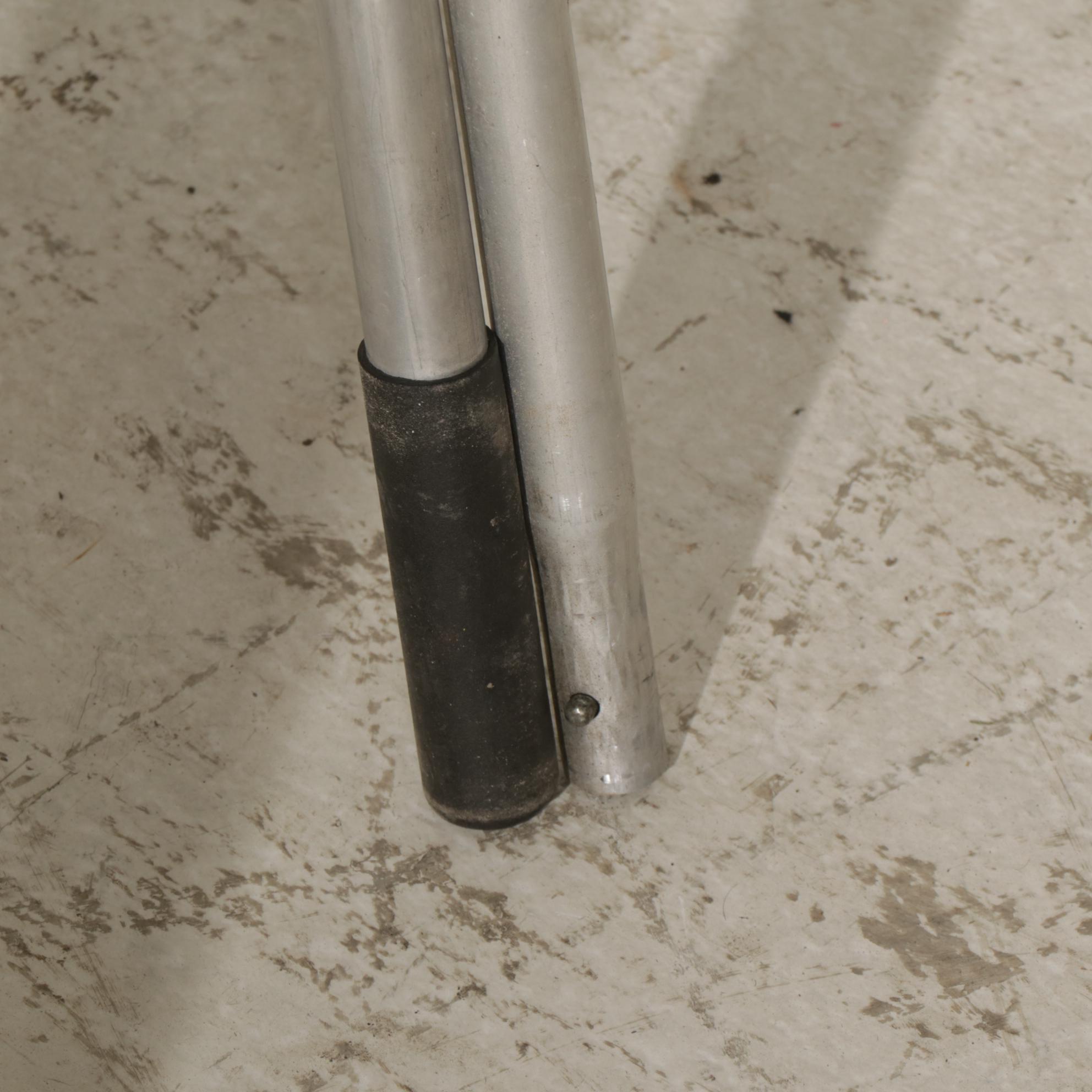 Werner 21' Aluminum Step Ladder, White Metal Extension Ladder, and Utility Pole