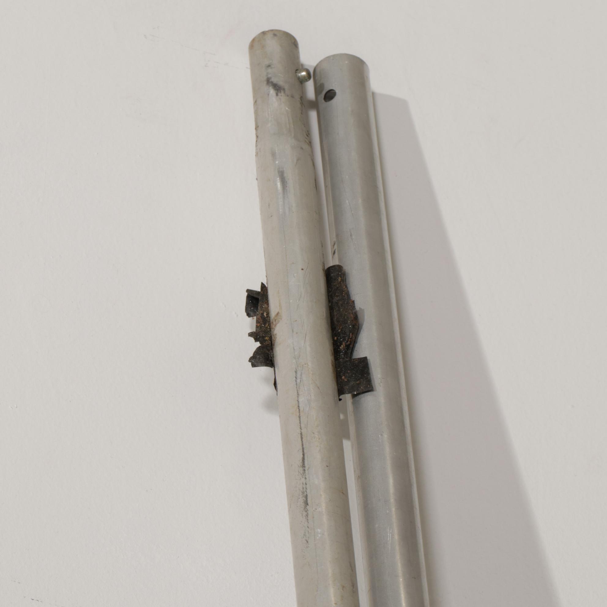 Werner 21' Aluminum Step Ladder, White Metal Extension Ladder, and Utility Pole