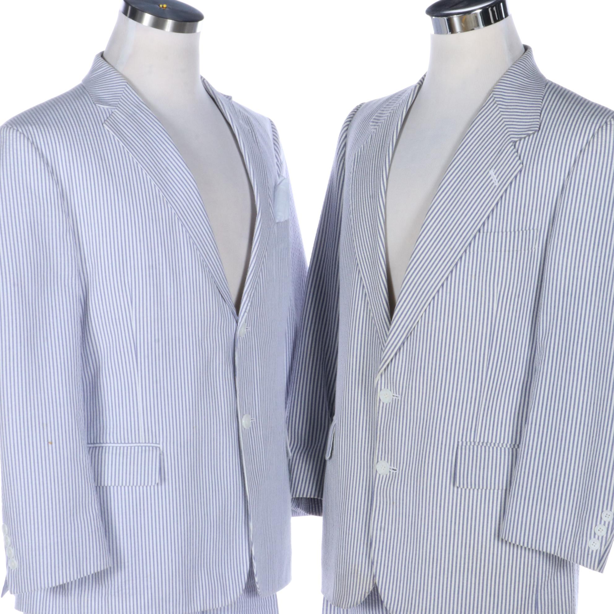 Men's Hardy Amies and Haspel Seersucker Suits