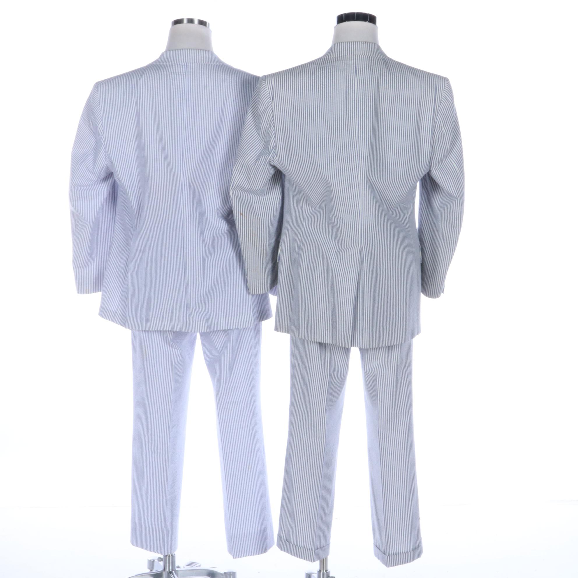 Men's Hardy Amies and Haspel Seersucker Suits