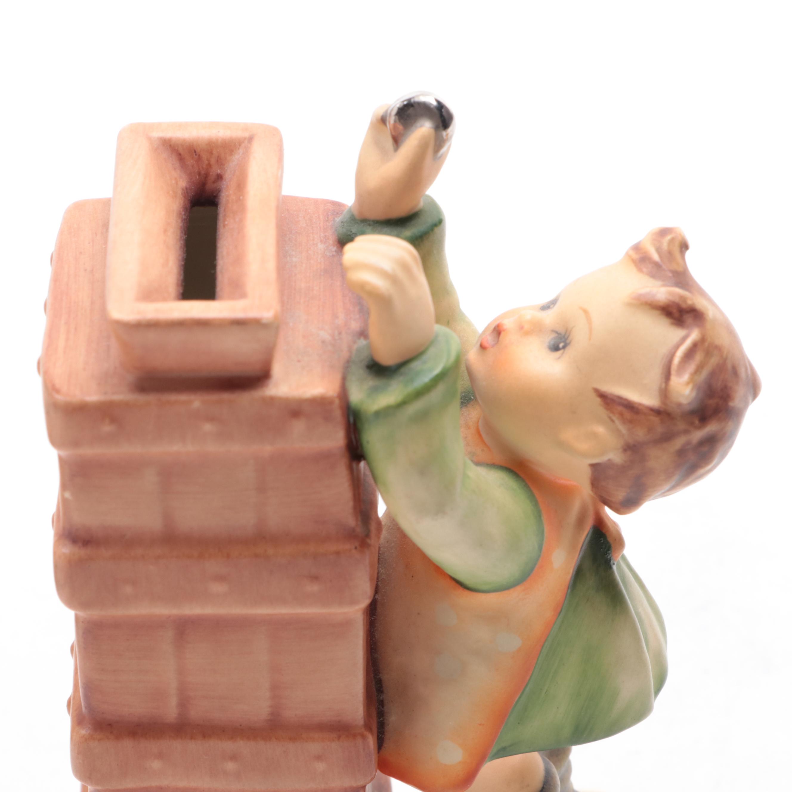 Goebel Porcelain Hummel Bowl, Ashtray and Bank, Mid to Late 20th Century