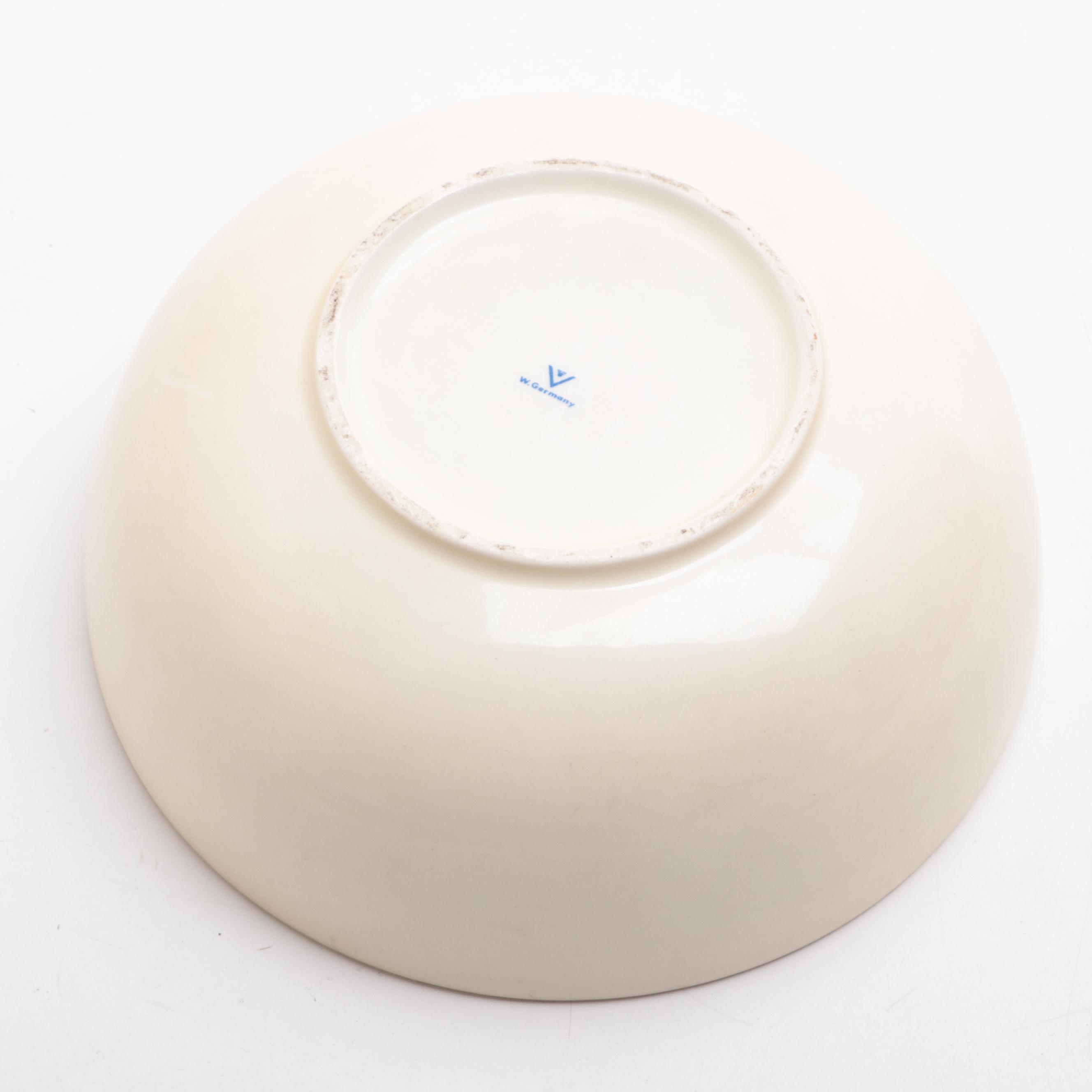 Goebel Porcelain Hummel Bowl, Ashtray and Bank, Mid to Late 20th Century