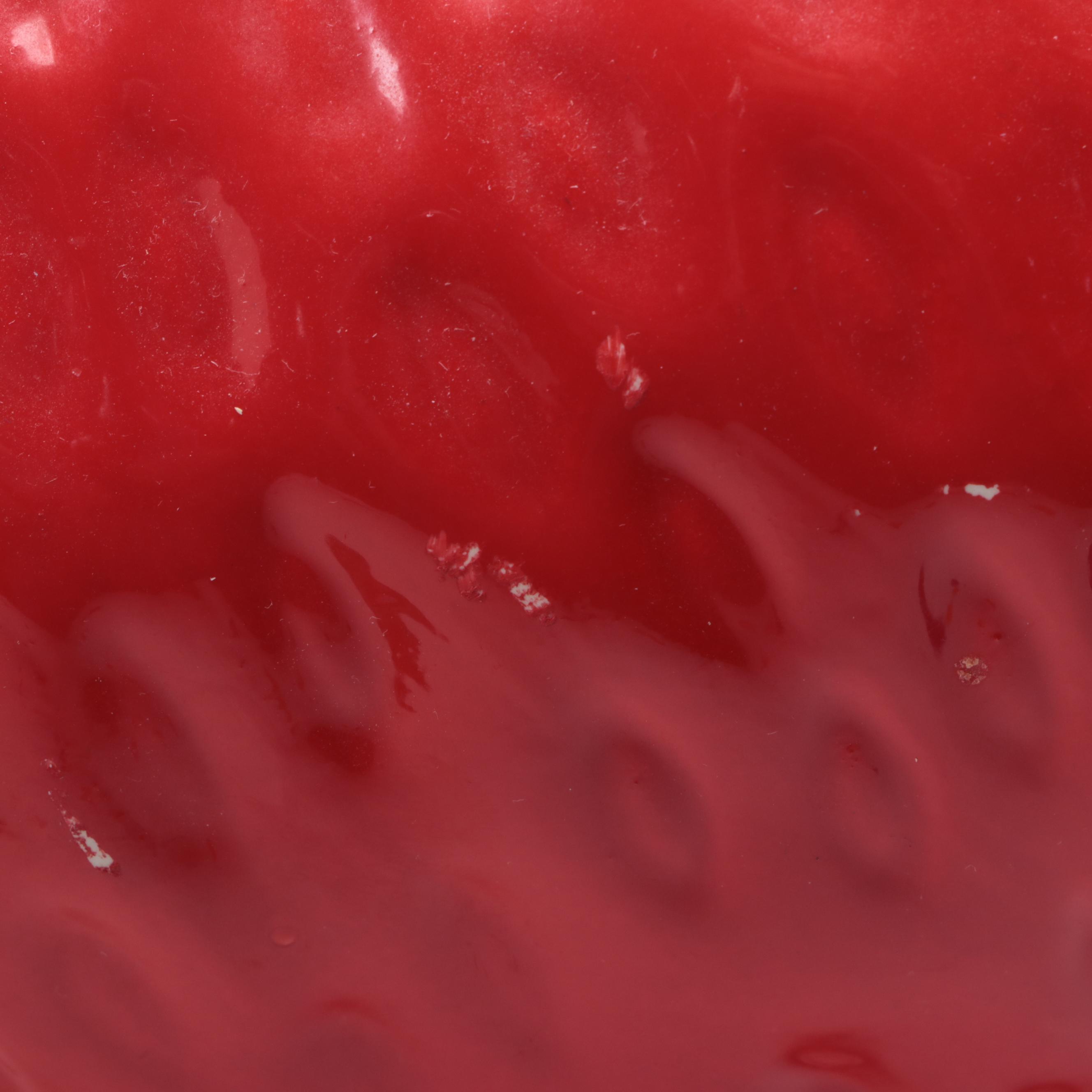 Ceramic Strawberry Shaped Cookie Jar, Mid to Late 20th Century