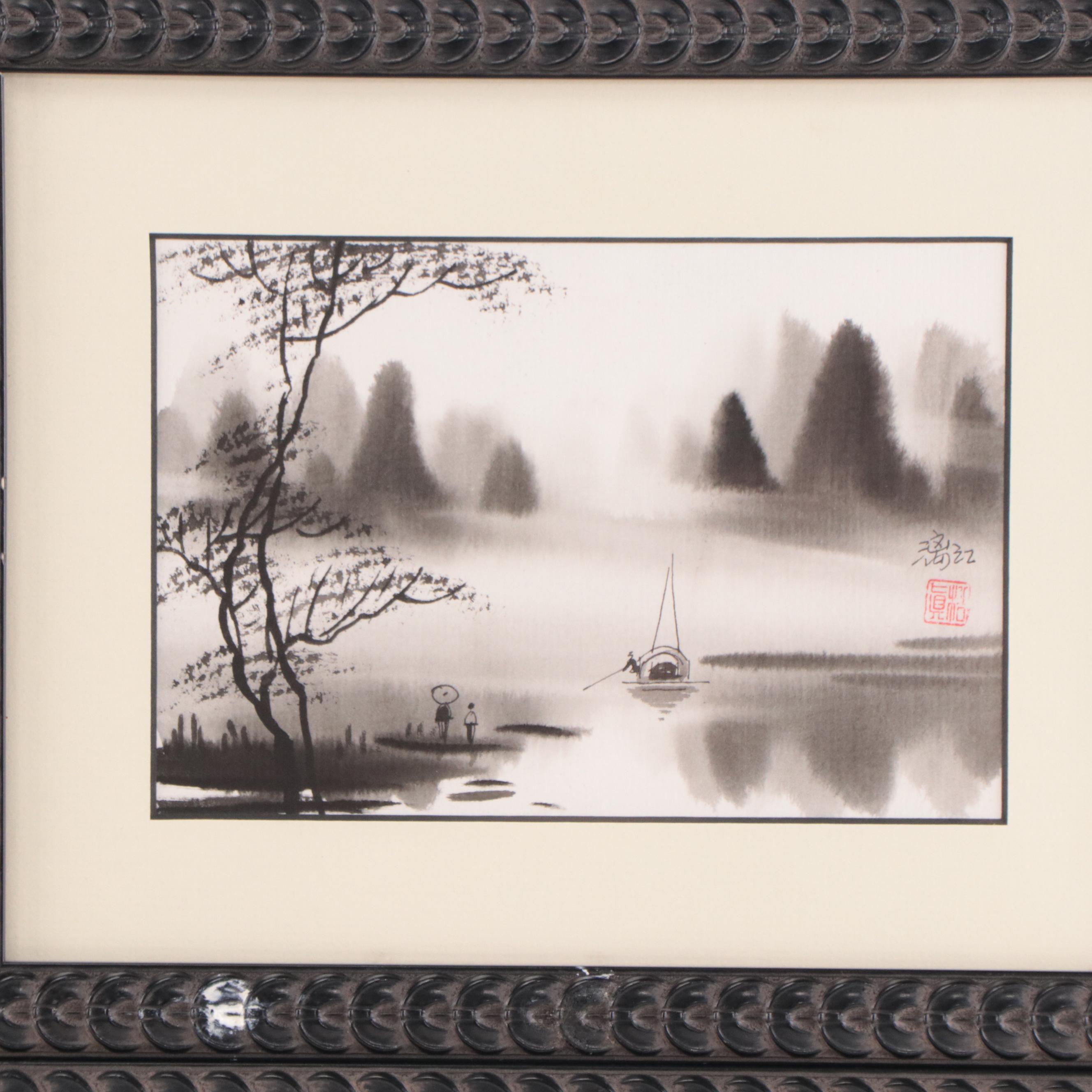 Chinese Ink Wash Landscape Paintings